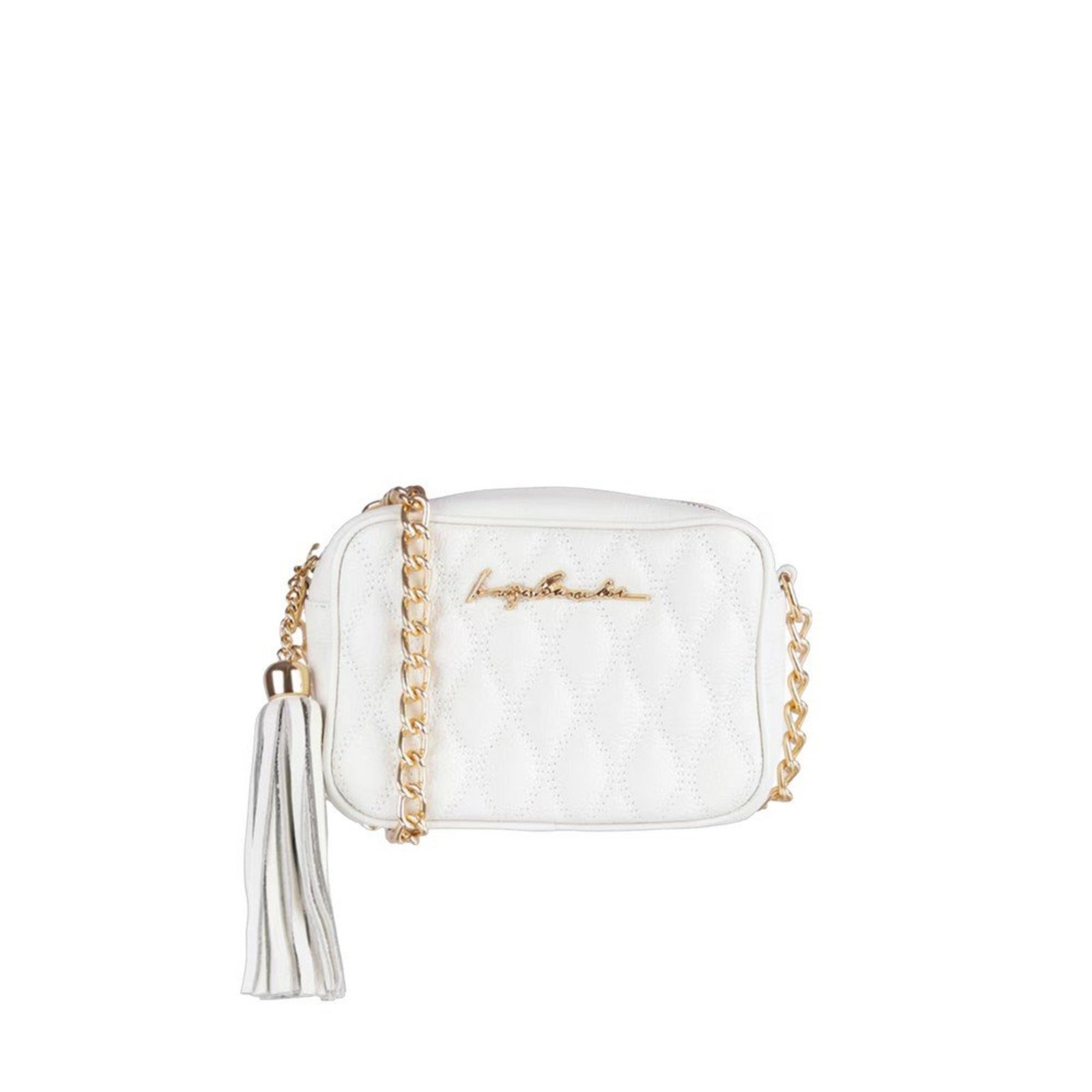 Bolsa Metal Luiza Barcelos 77770594 Off White
