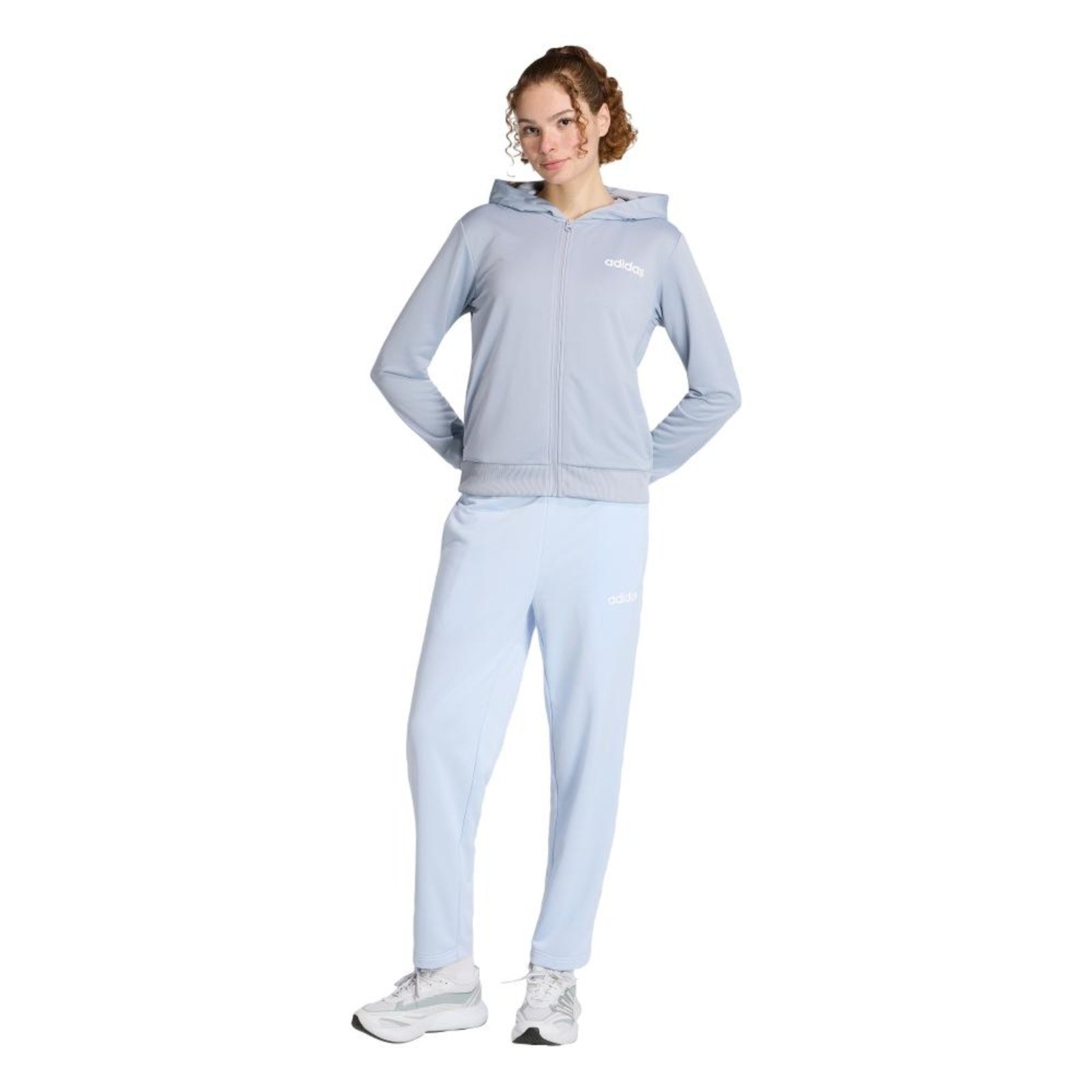 Agasalho Essentials Linear adidas Sportswear Cinza