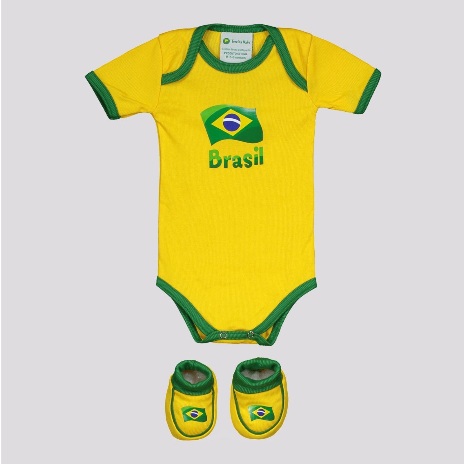 Kit Body Brasil Flag