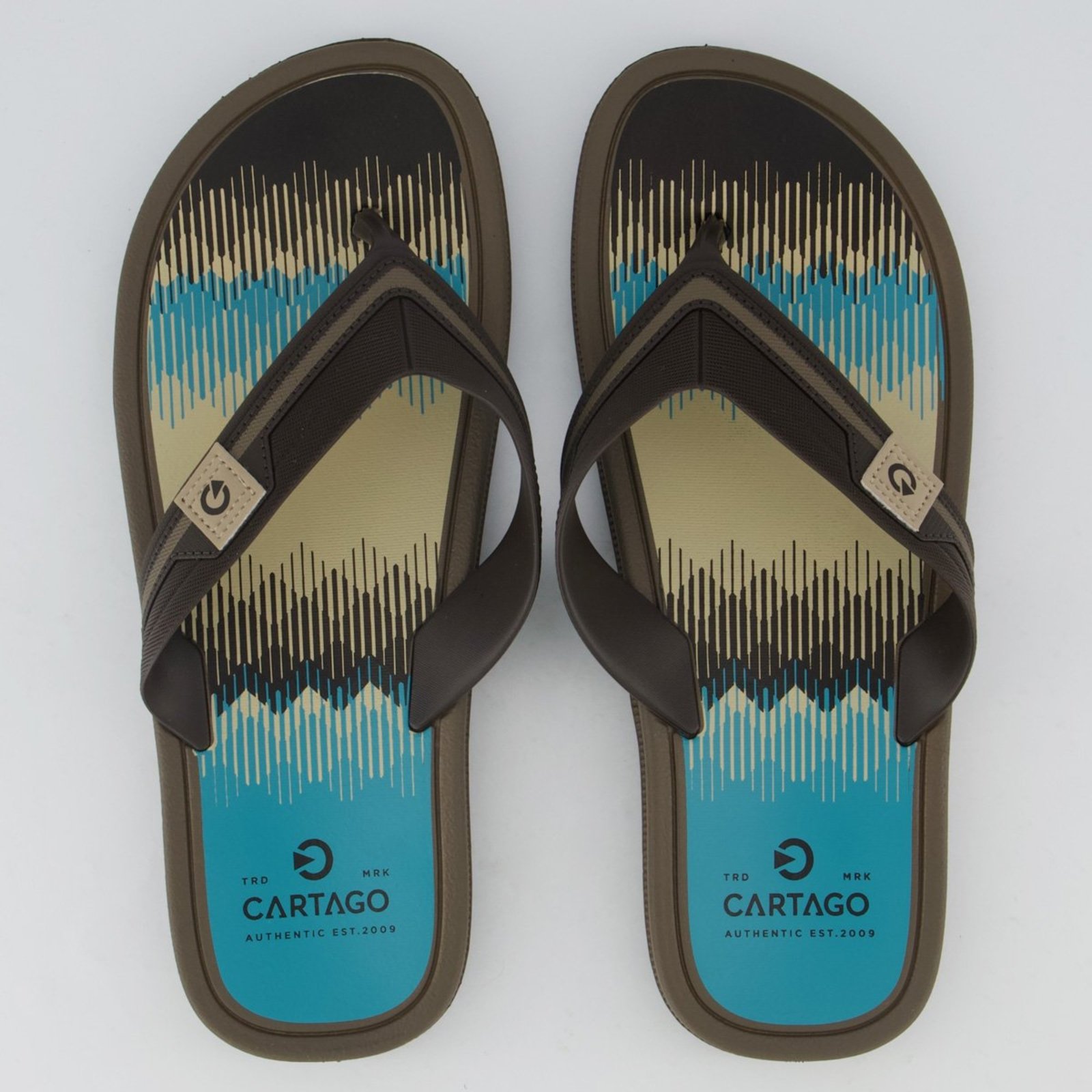 Chinelo Cartago Maiorca III Marrom