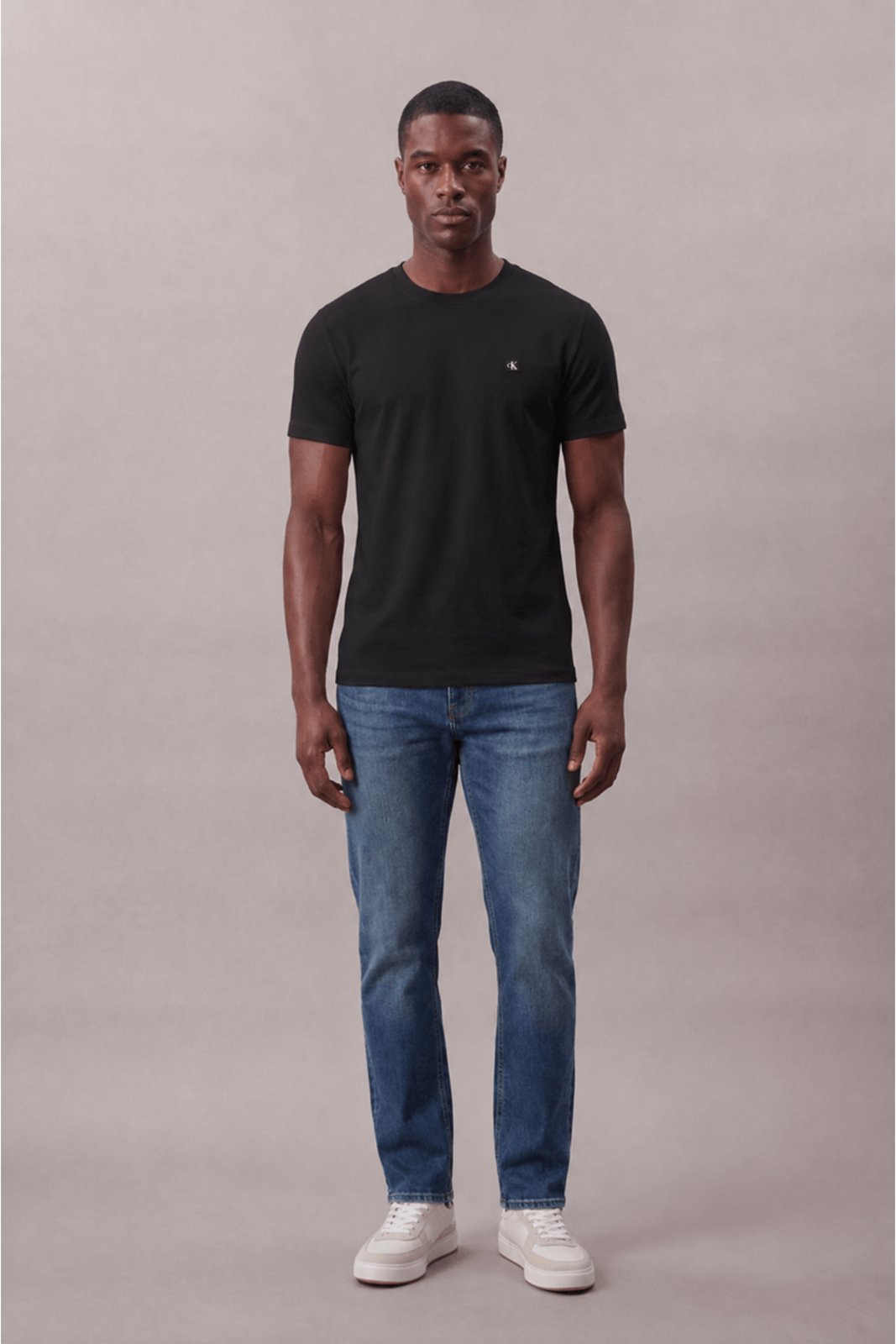 Camiseta Manga Curta Calvin Klein Jeans Masculino Premium - Preto
