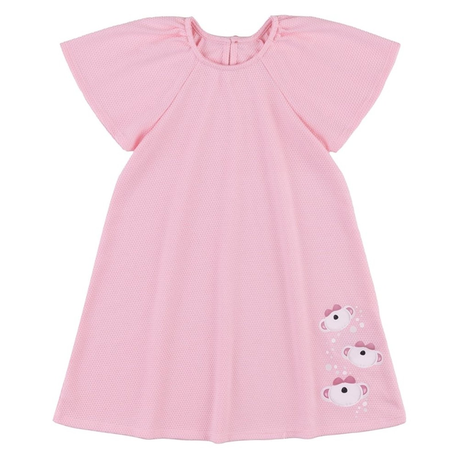 Infantil - Vestido Curto Colmeia Menina Lilica Ripilica