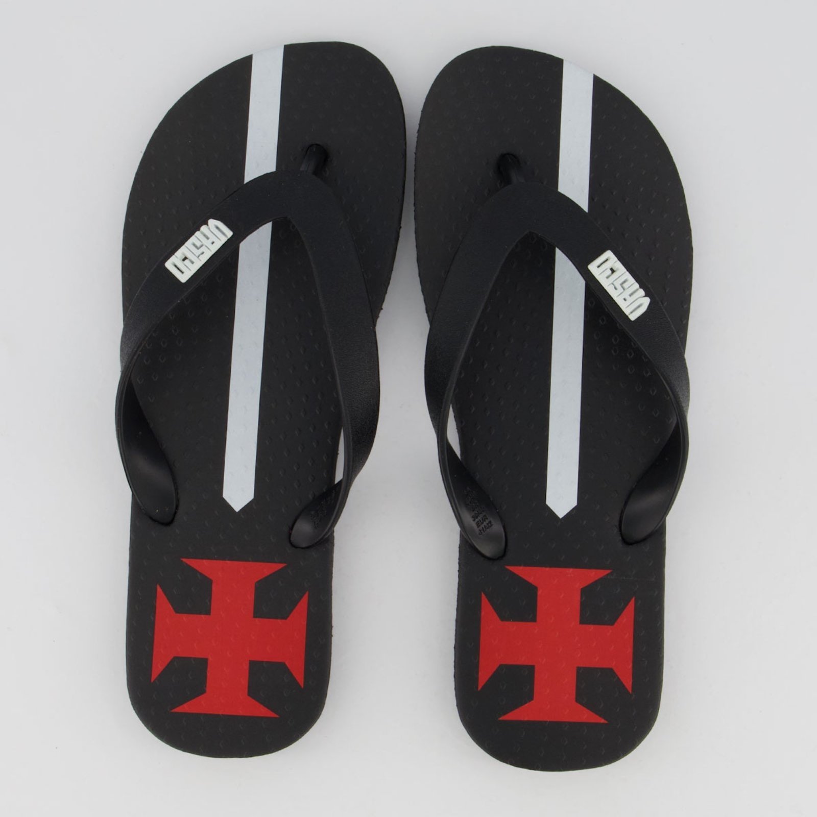 Vista 2 Chinelo Vasco Camisas Negras preto preto
