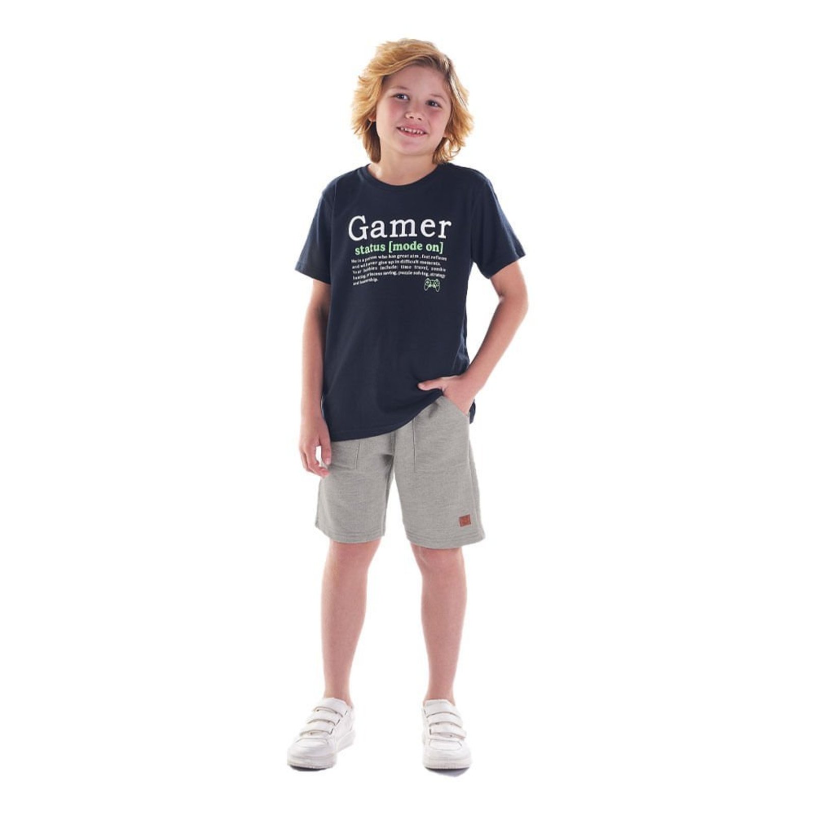 Infantil - Camiseta Menino - Preto - 49357-51