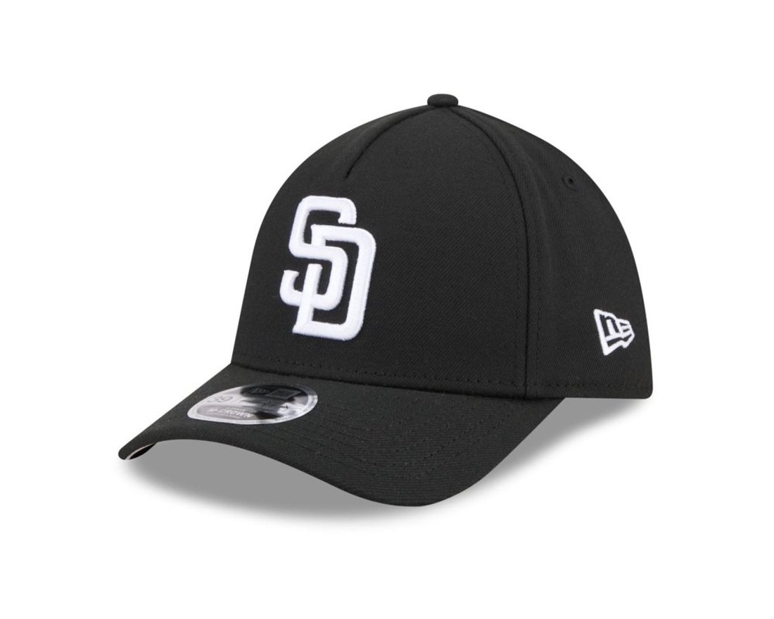 Bone New Era 39THIRTY M-Crown A-Frame San Diego Padres MLB Preto