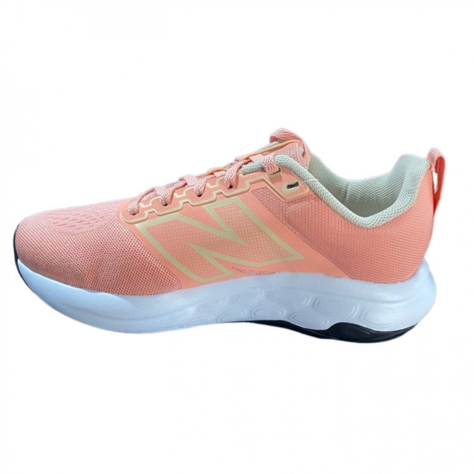 Vista 3 Tênis New Balance 460 V4 Feminino-branco/coral rosa coral New Balance rosa coral
