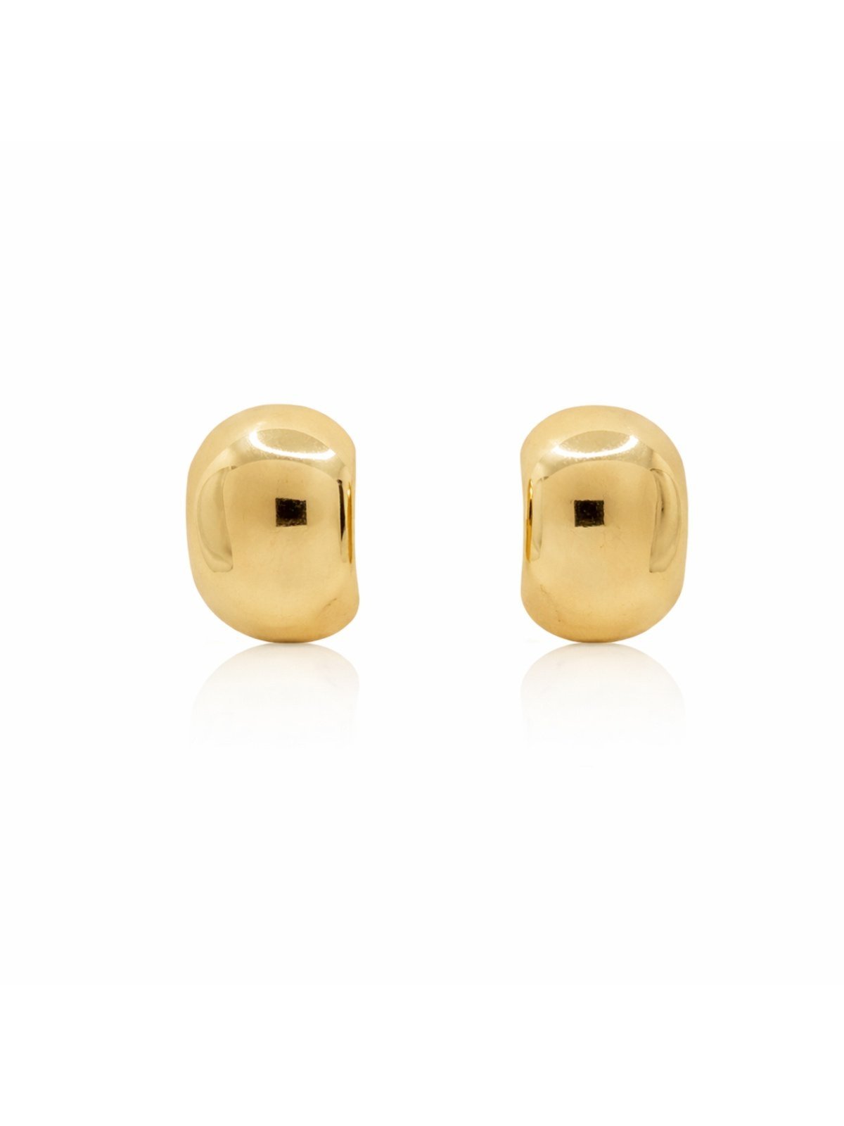 Vista 2 Brinco Bola Banhado Ouro 18k Alexandra Michelassi Semijoias dourado Alexandra Michelassi Semijoias dourado