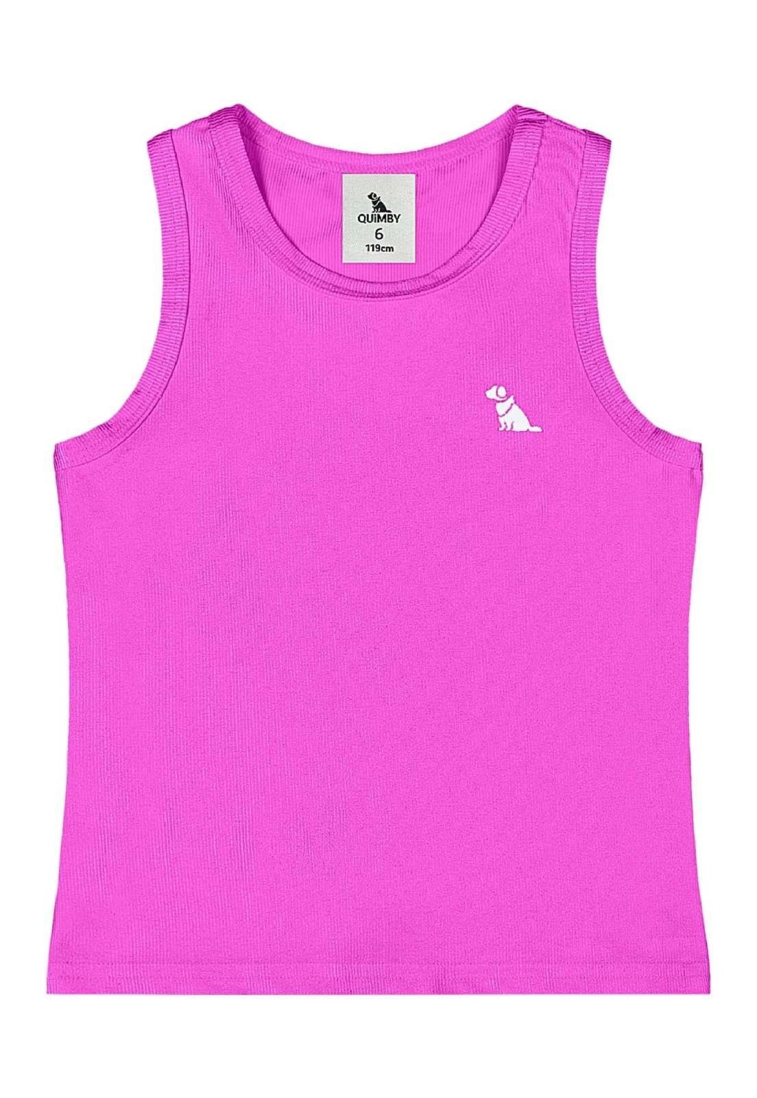 Infantil - Regata Move para Menina Quimby Rosa