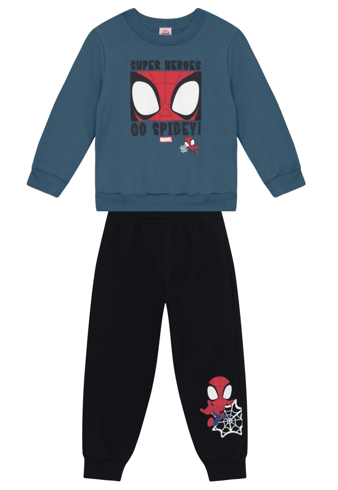 Infantil - Conjunto menino do Homem-Aranha Brandili