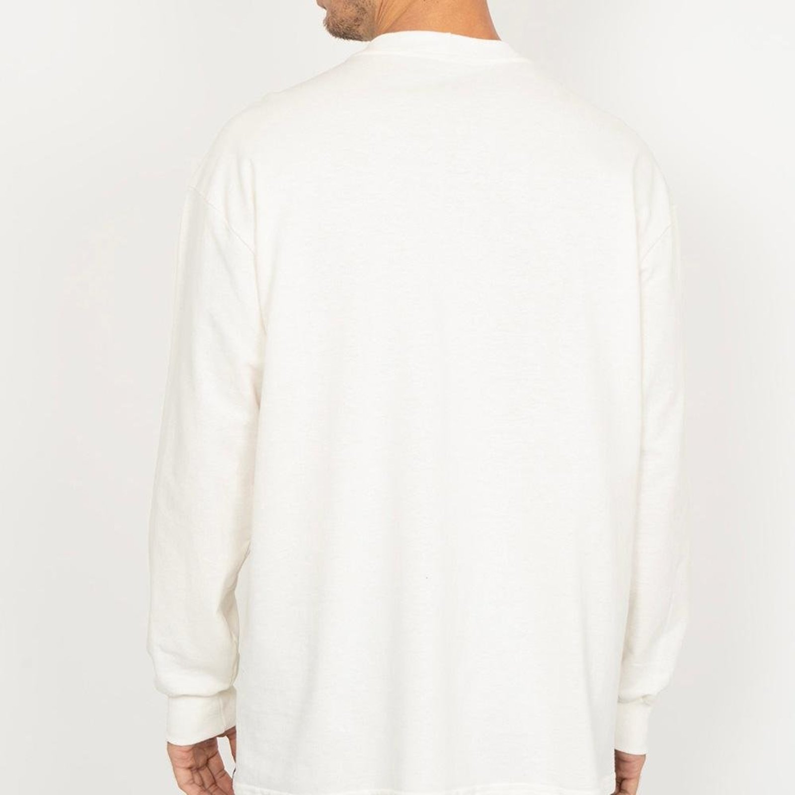 Camiseta Quiksilver Manga Longa Embroidery Over Snow White