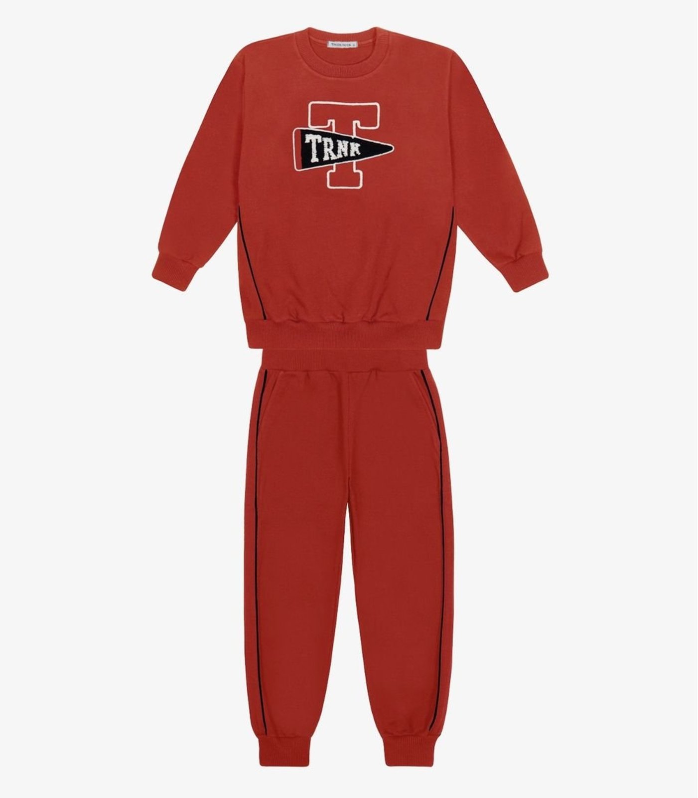 Infantil - Conjunto Blusão com Calça Menino Trick Nick Laranja