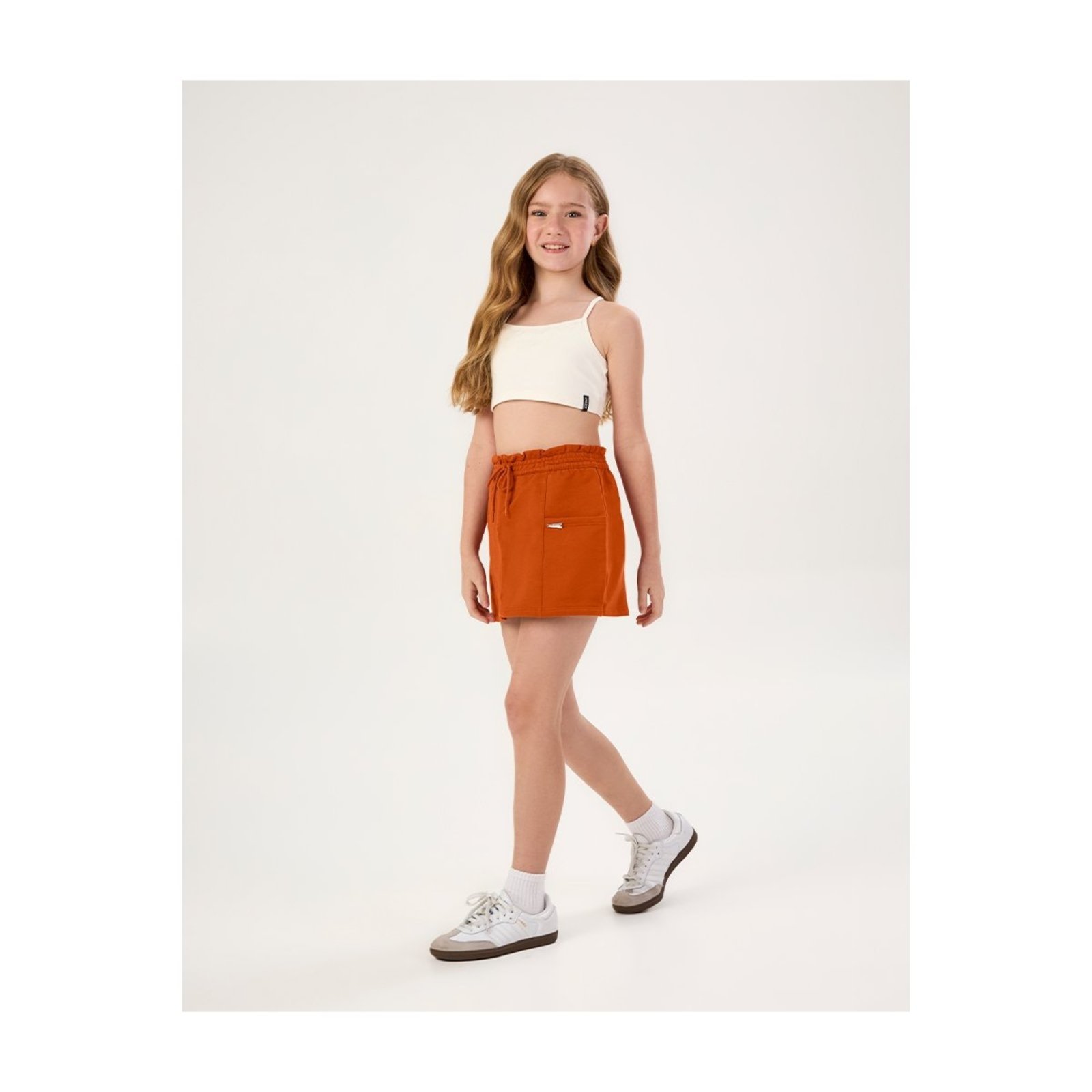 Infantil - Top Menina Nadador em Cotton