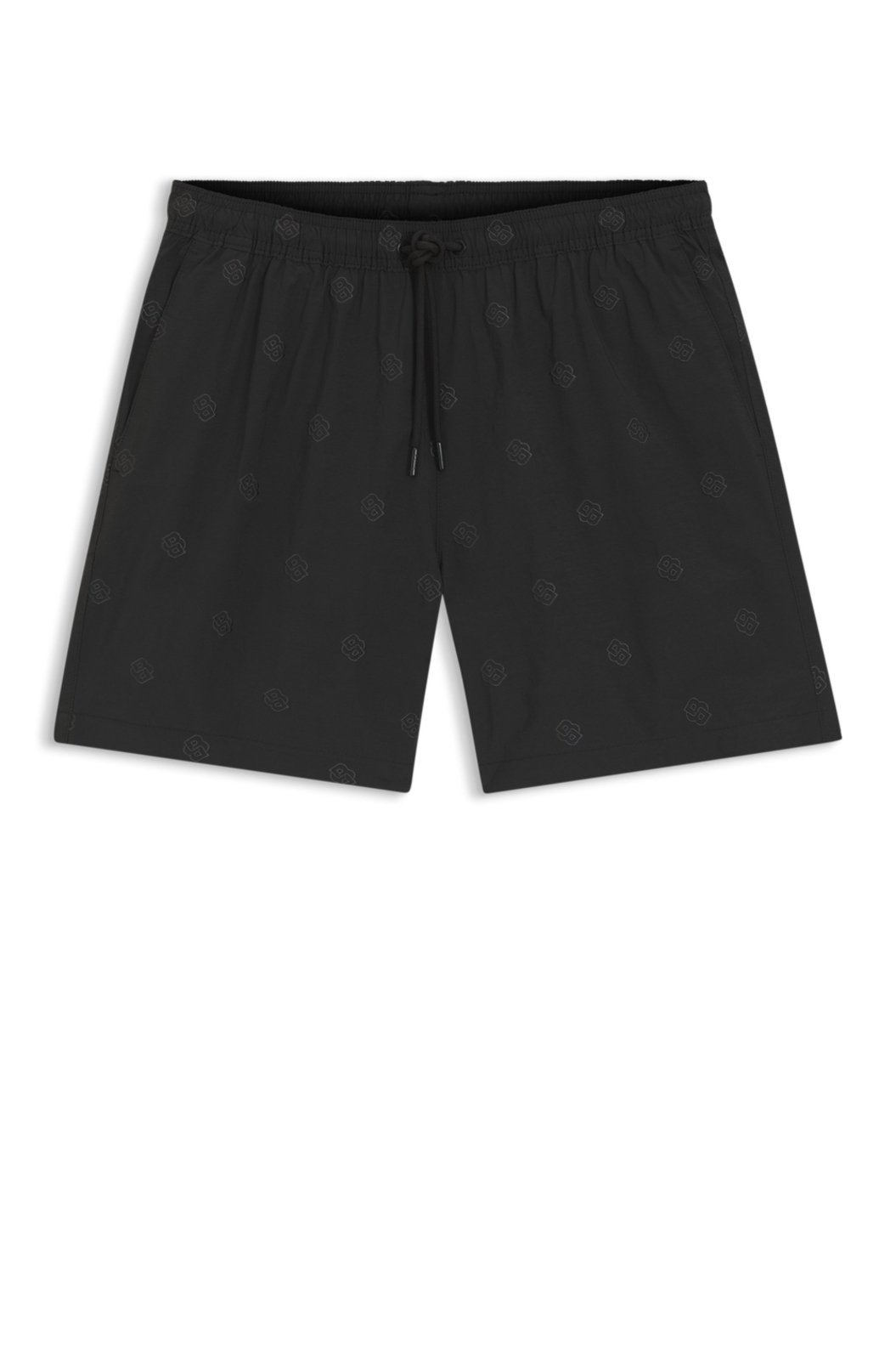 Shorts De Banho Com Monogramas Double B