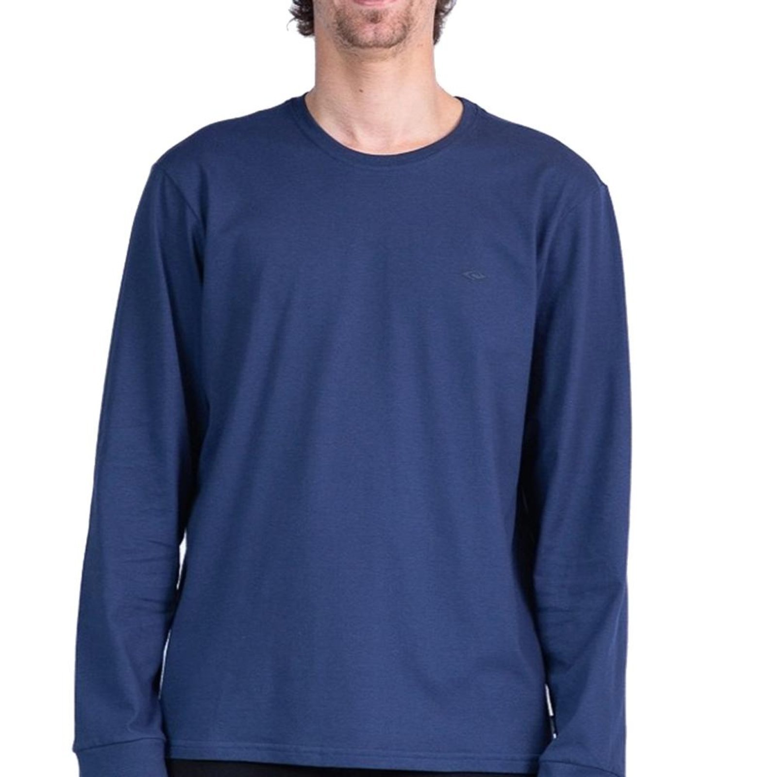 Camiseta Rip Curl Manga Longa Classic Surf WT26 Light Navy
