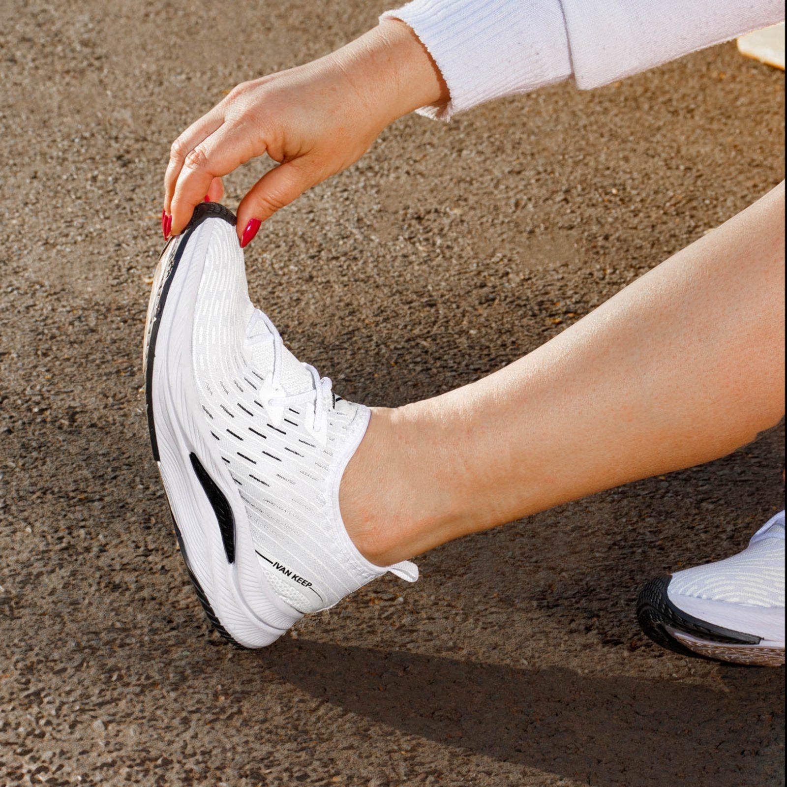 Vista 2 Tênis Feminino Caminhada Corrida treino Academia Casual ÉPICO CALÇADOS branco ÉPICO CALÇADOS branco