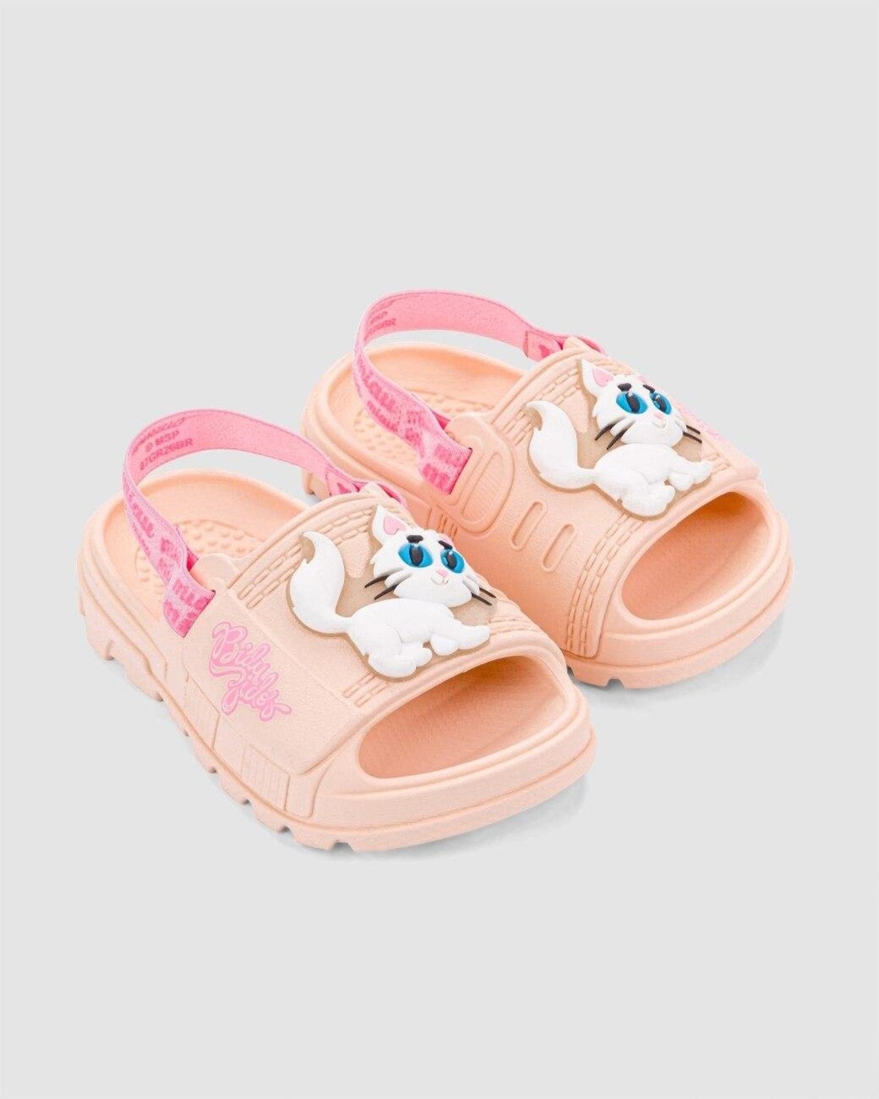 Infantil - Chinelo Slide de Grendene Recreations Biduzidos Bege