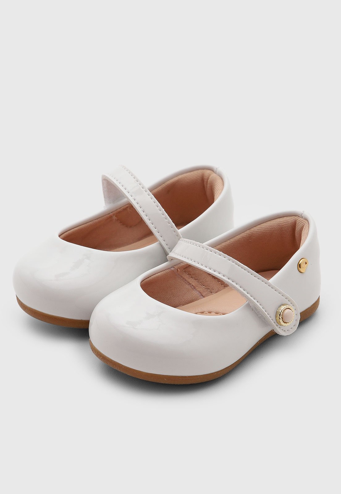 Infantil - Sapatilha Pampili Mary Jane Branca