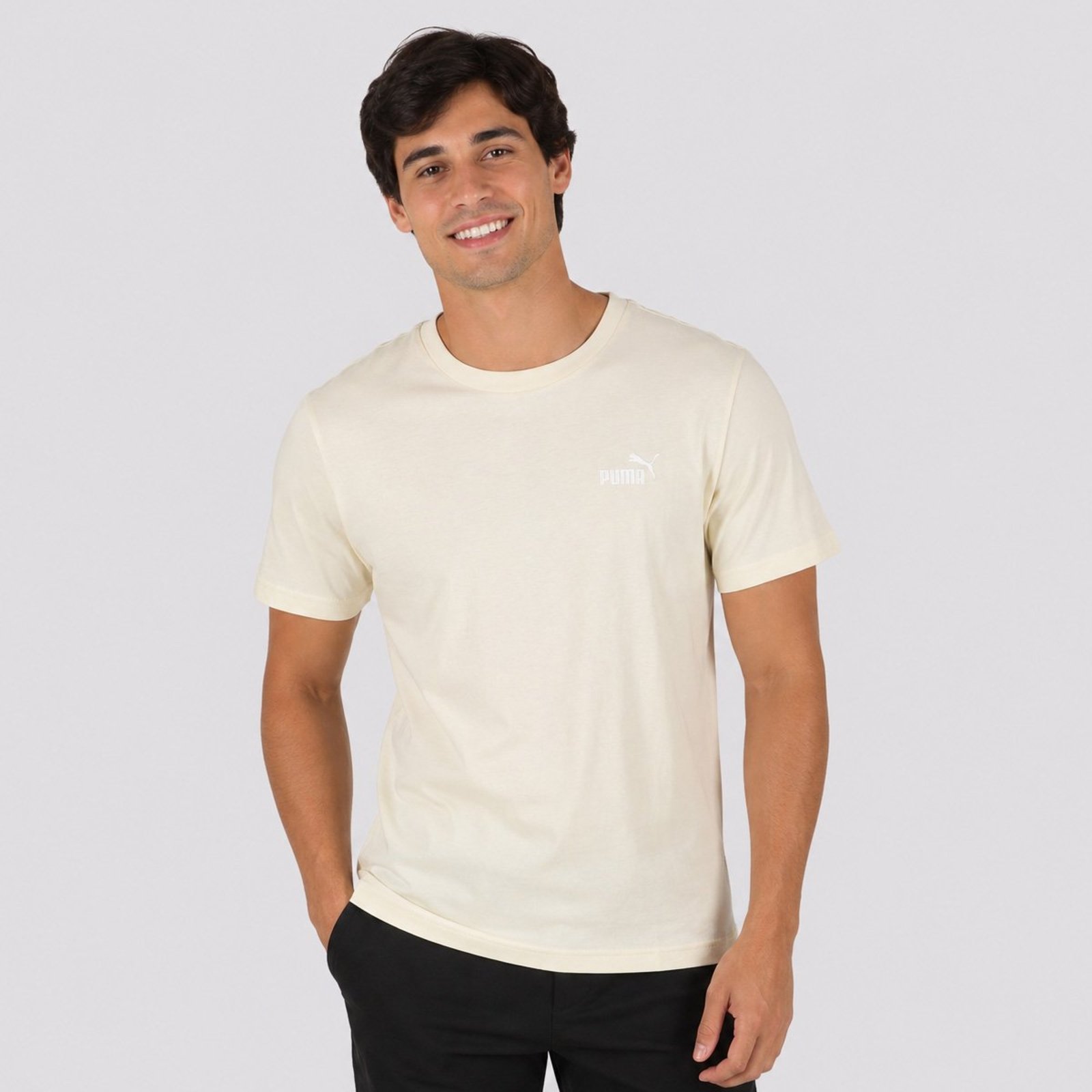 Camiseta Puma ESS No. 1 Off White