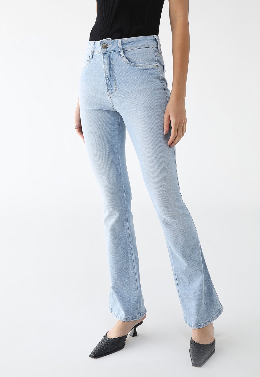 Calça Jeans Lez a Lez Bootcut Pocket Azul