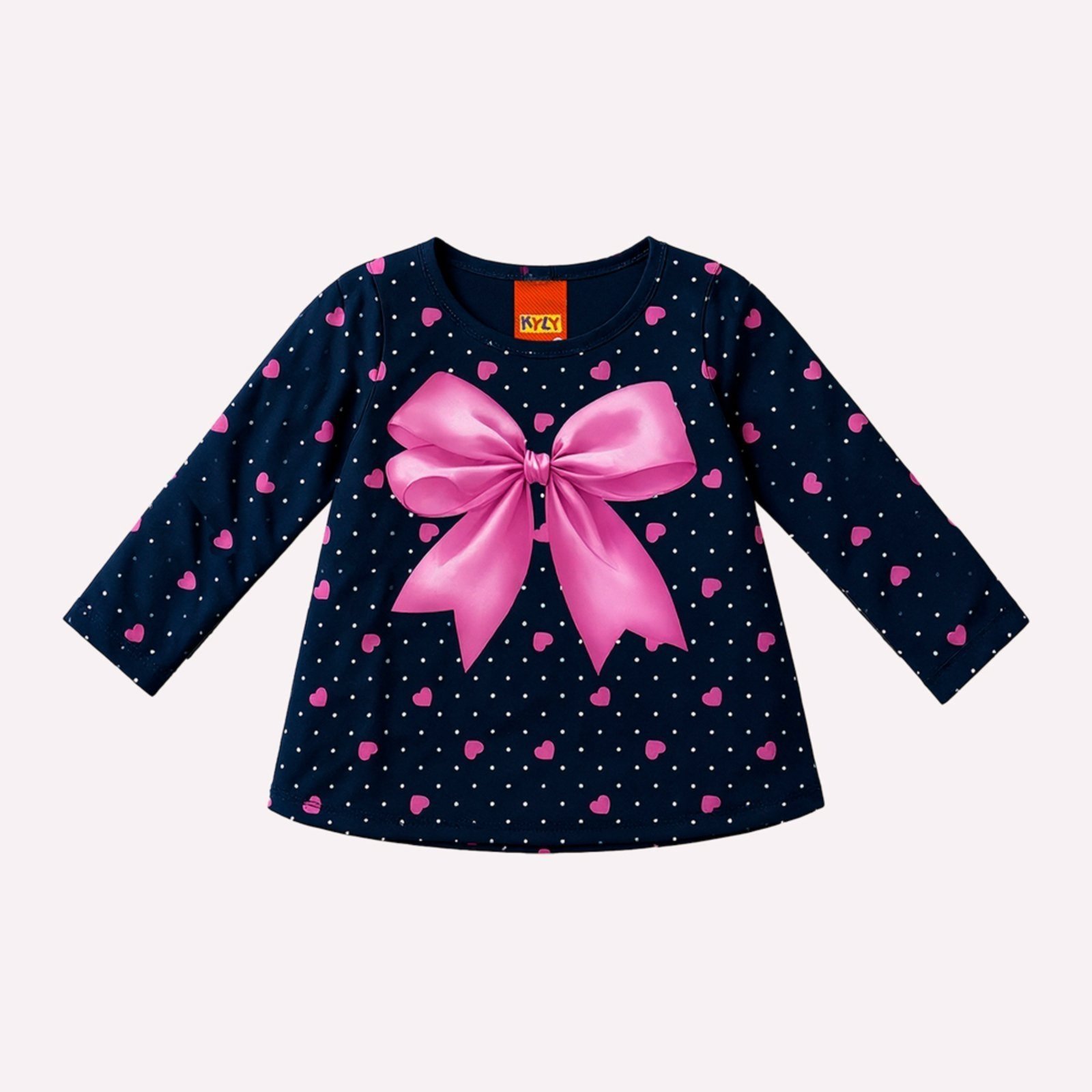 Infantil - Blusa Menina Laço Kyly