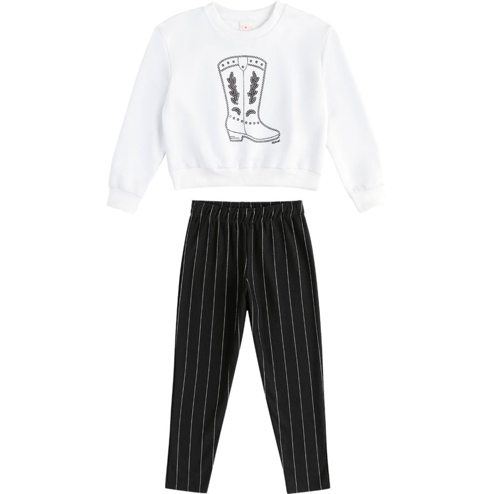 Infantil - Conjunto Longo Moletom Menina Marisol