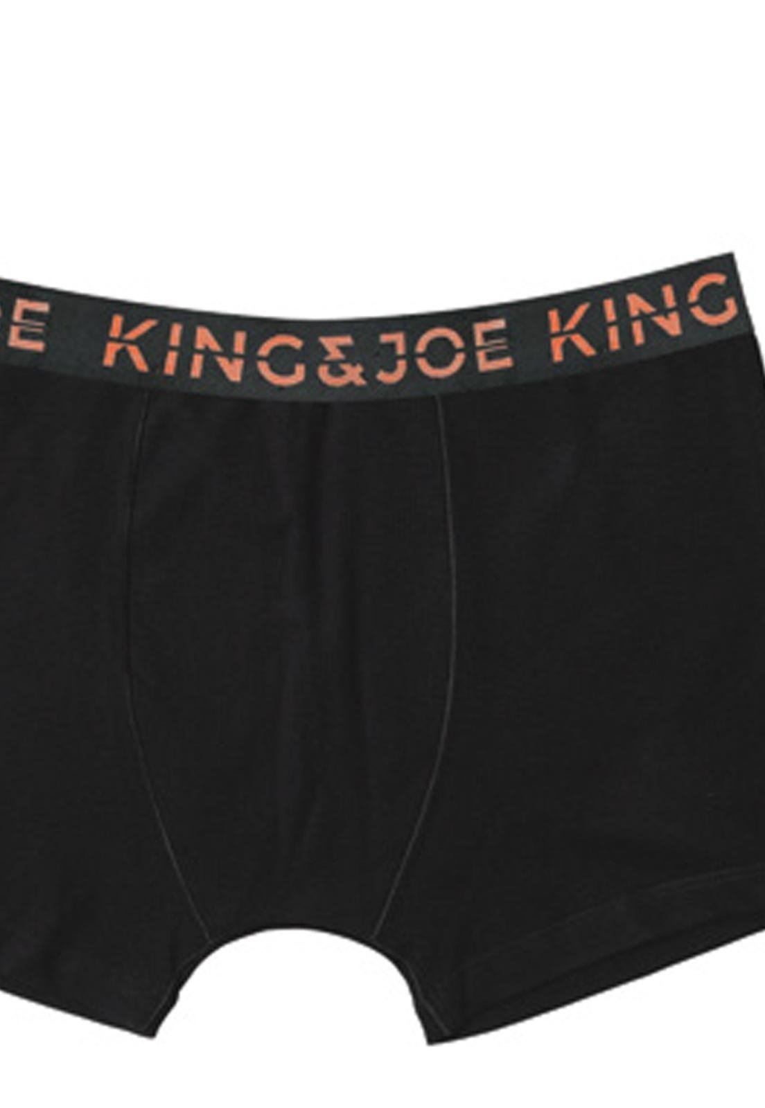 Vista 3 Cueca Boxer Elástico Neon Preto Preto Johnny Fox preto neon Johnny Fox preto neon