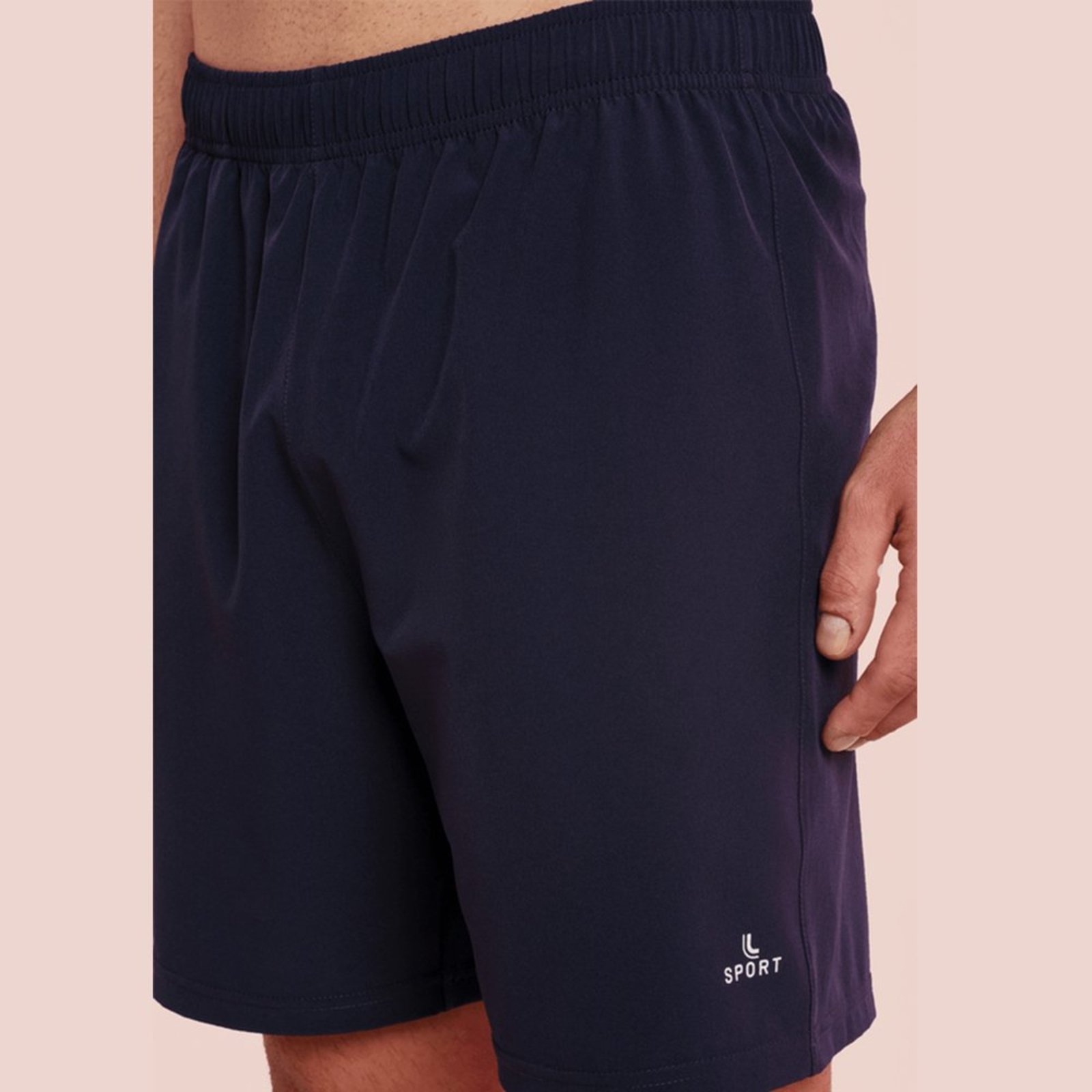 Shorts Masculino Lupo Budapeste Com Bolso Marinho