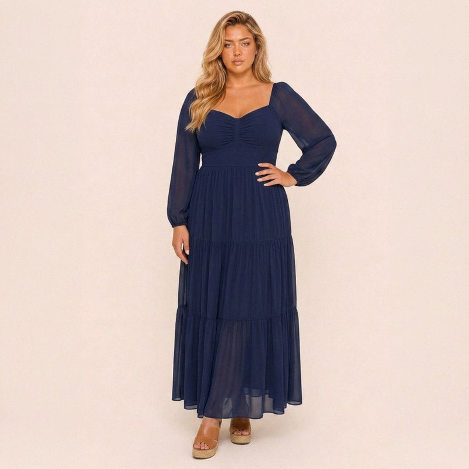 Vestido Auston Kaylani Azul Marinho