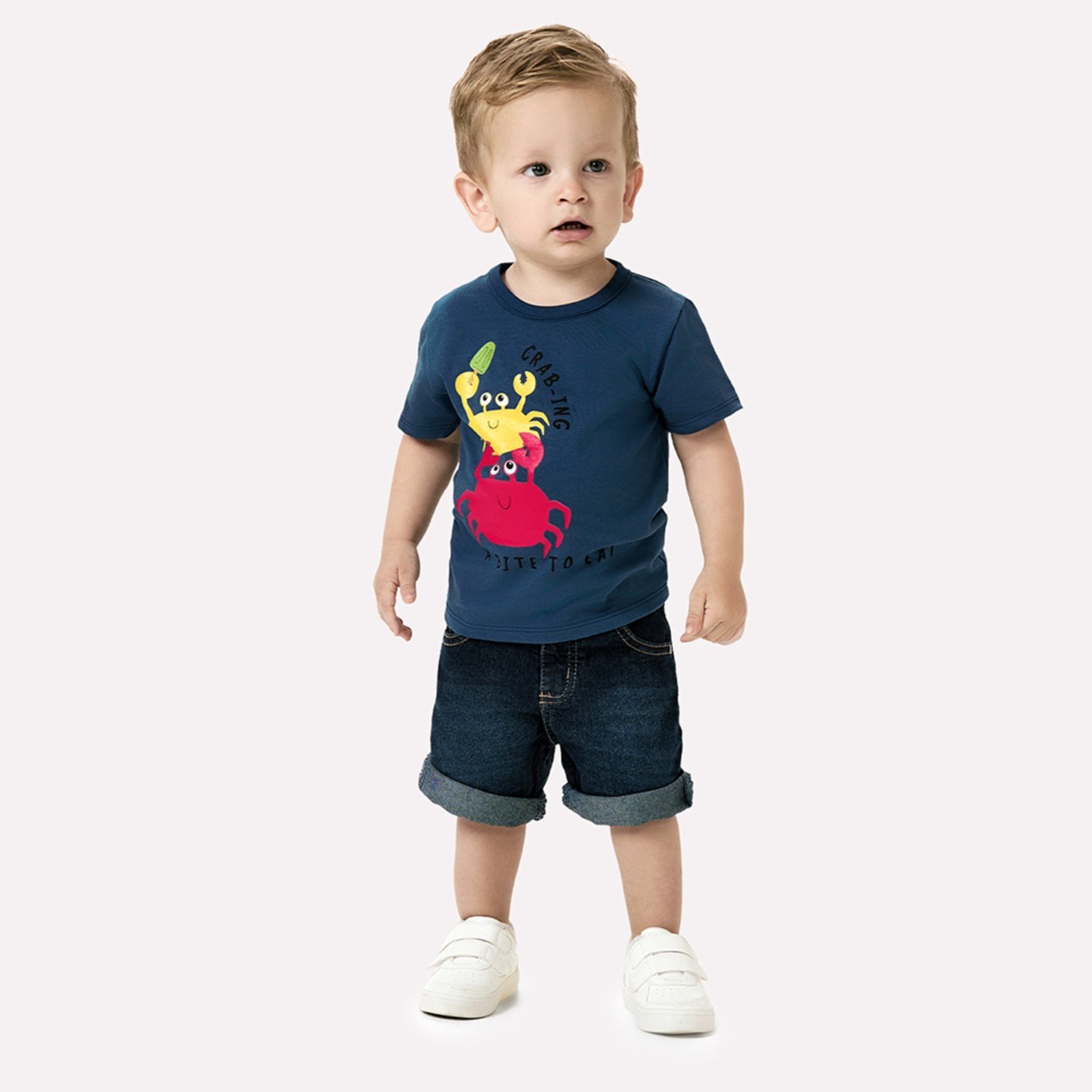 Infantil – Camiseta Menino Caranguejos Kyly