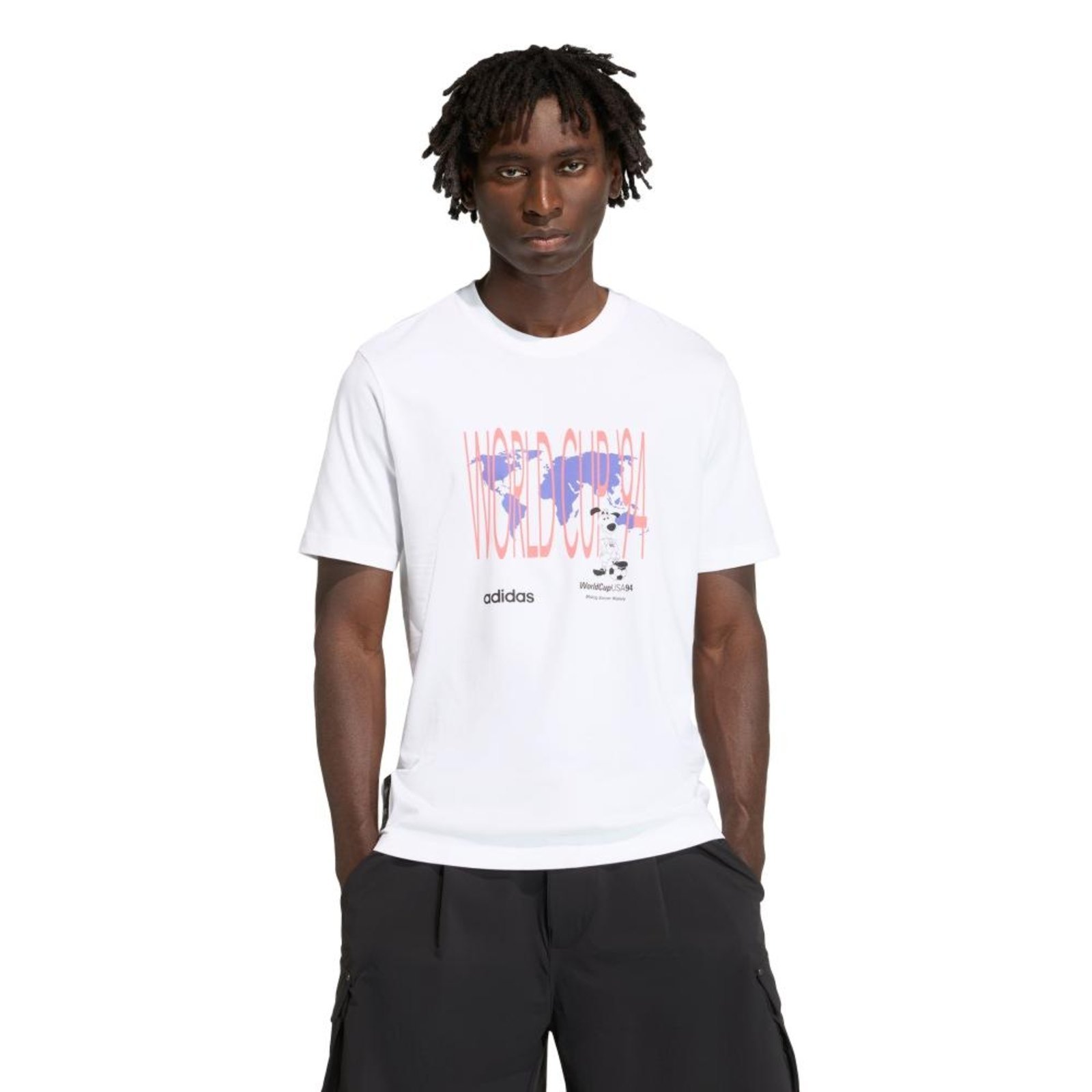 Camiseta Estampada Archive World Cup 94 adidas Originals Branco