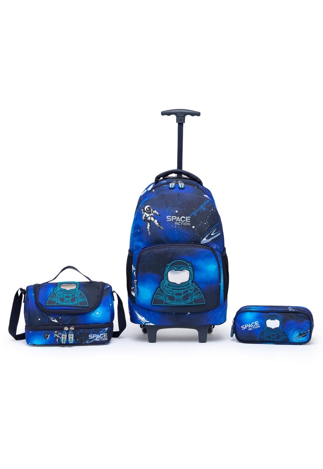 Infantil - Kit Mochila Menino Escolar Estojo Lancheira Guelph