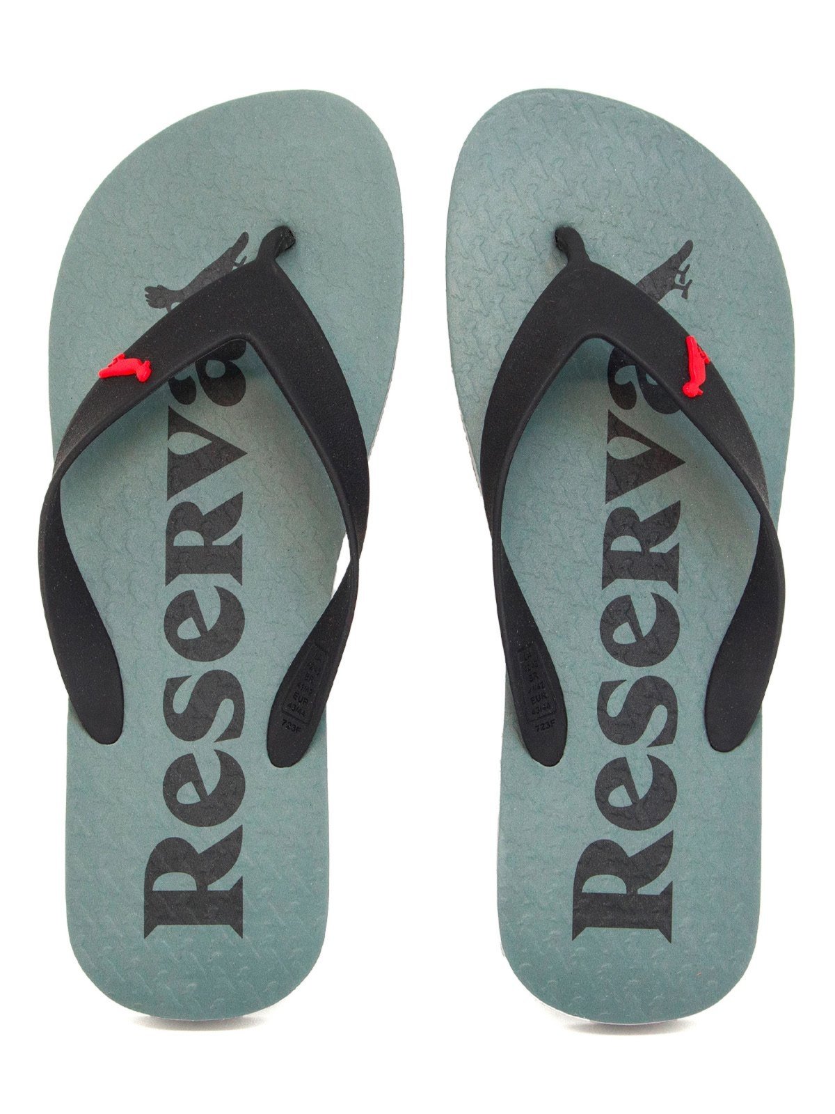 Chinelo Casual Reserva Go Borracha Estampa PP Conforto Qualidade Antiderrapante Cinza PP
