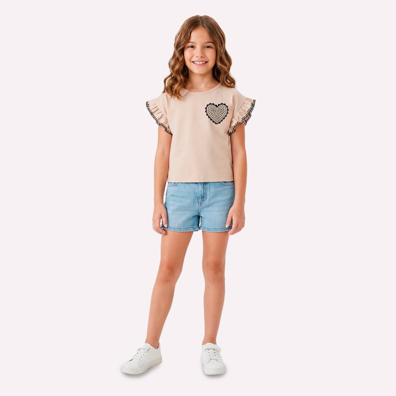 Infantil - Blusa Menina com Strass Kyly