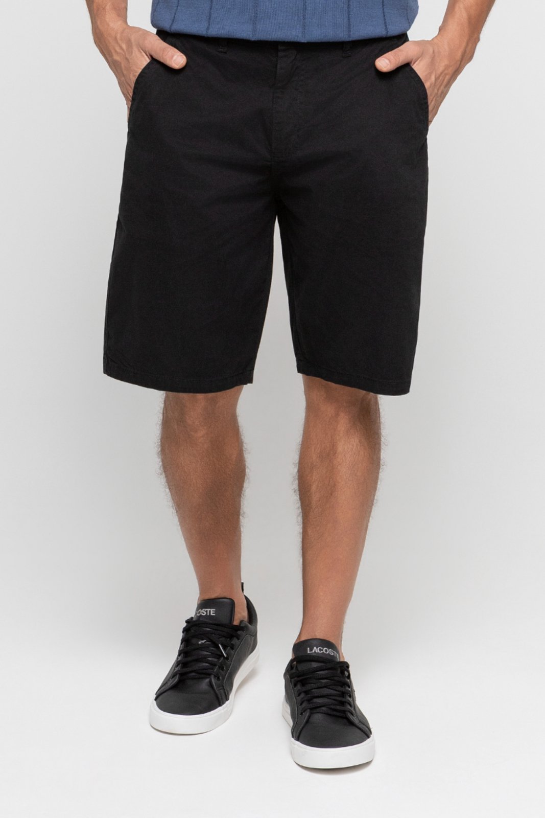 Bermuda Chino Joaquim Preta Doct