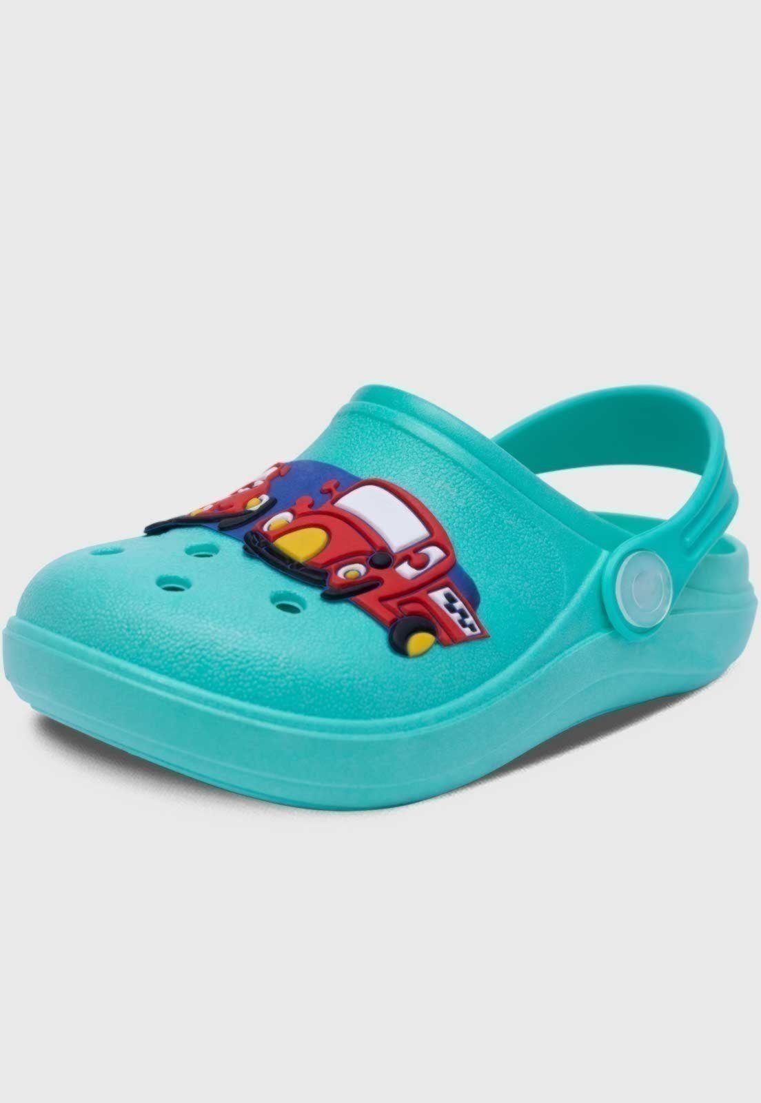 Infantil – Babuche Popidi Menino Carros Verde