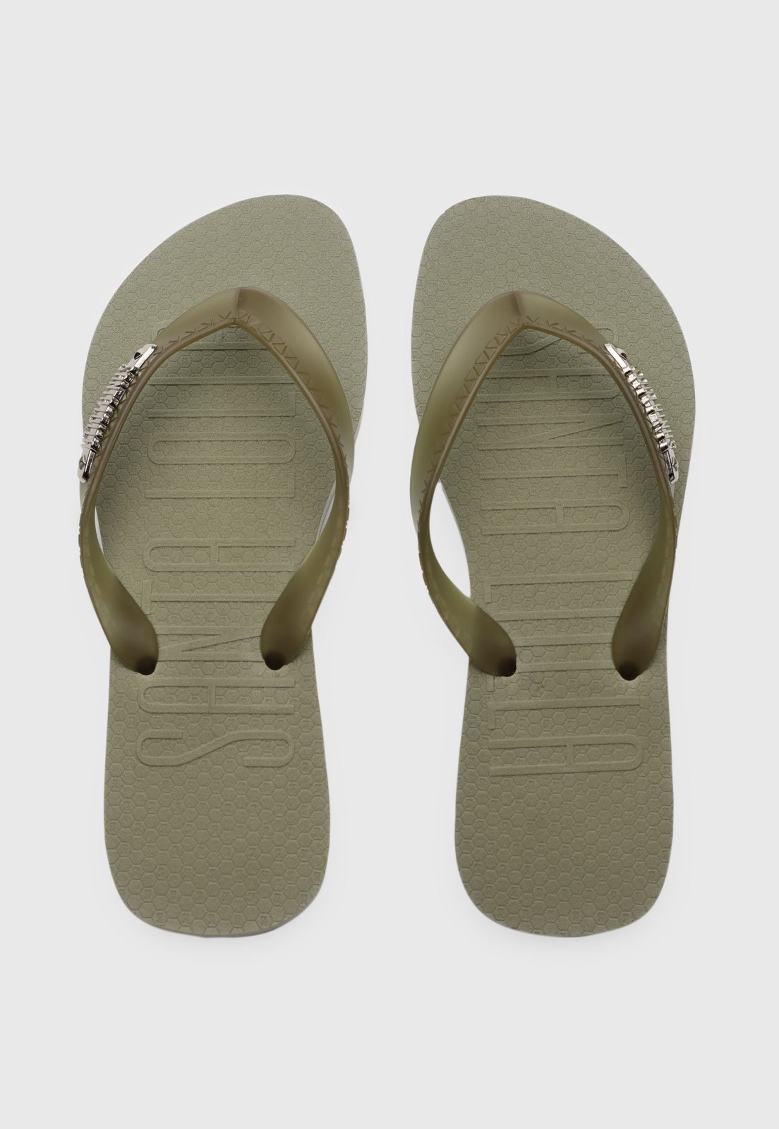 Chinelo Feminino Santa Lolla Dedo Verde Oliva
