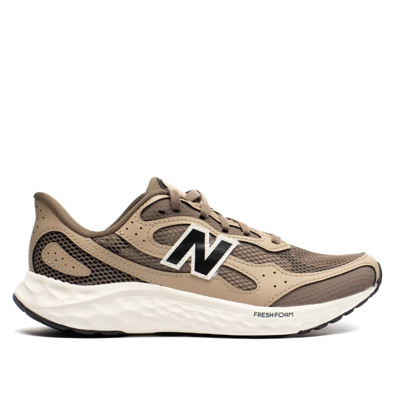 Tênis Masculino New Balance Fresh Foam Arishi V4 Marrom/Bege