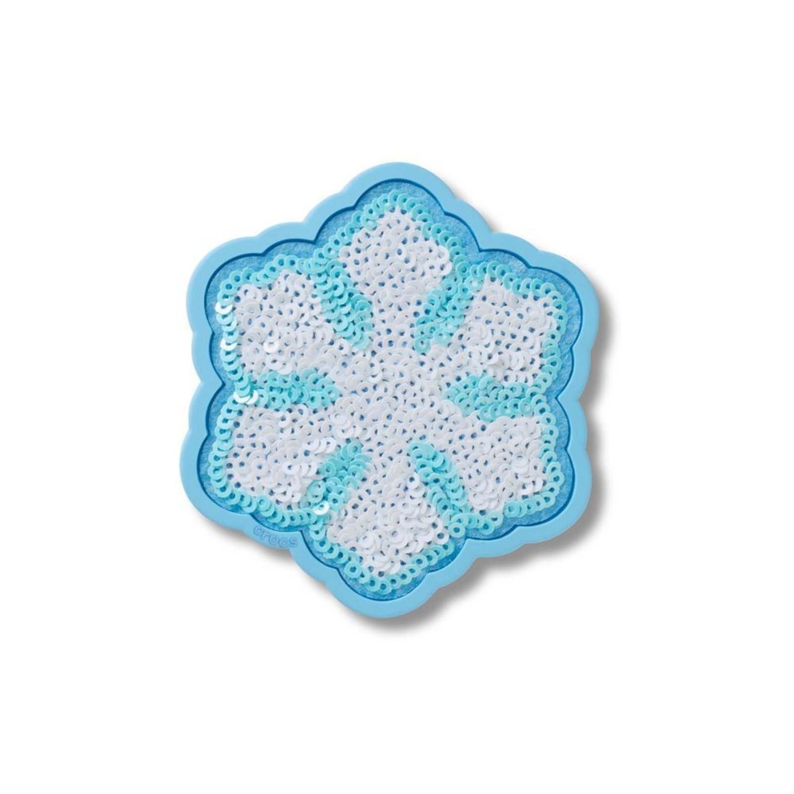 Vista 2 Infantil - Jibbitz™ Floco de Neve de Lantejoulas Crocs branco