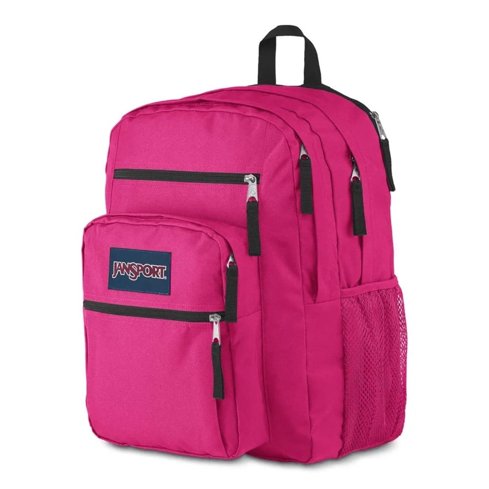 Vista 3 Mochila JansPort Big Student - Midnight Magenta - 34L Jansport roxo magenta