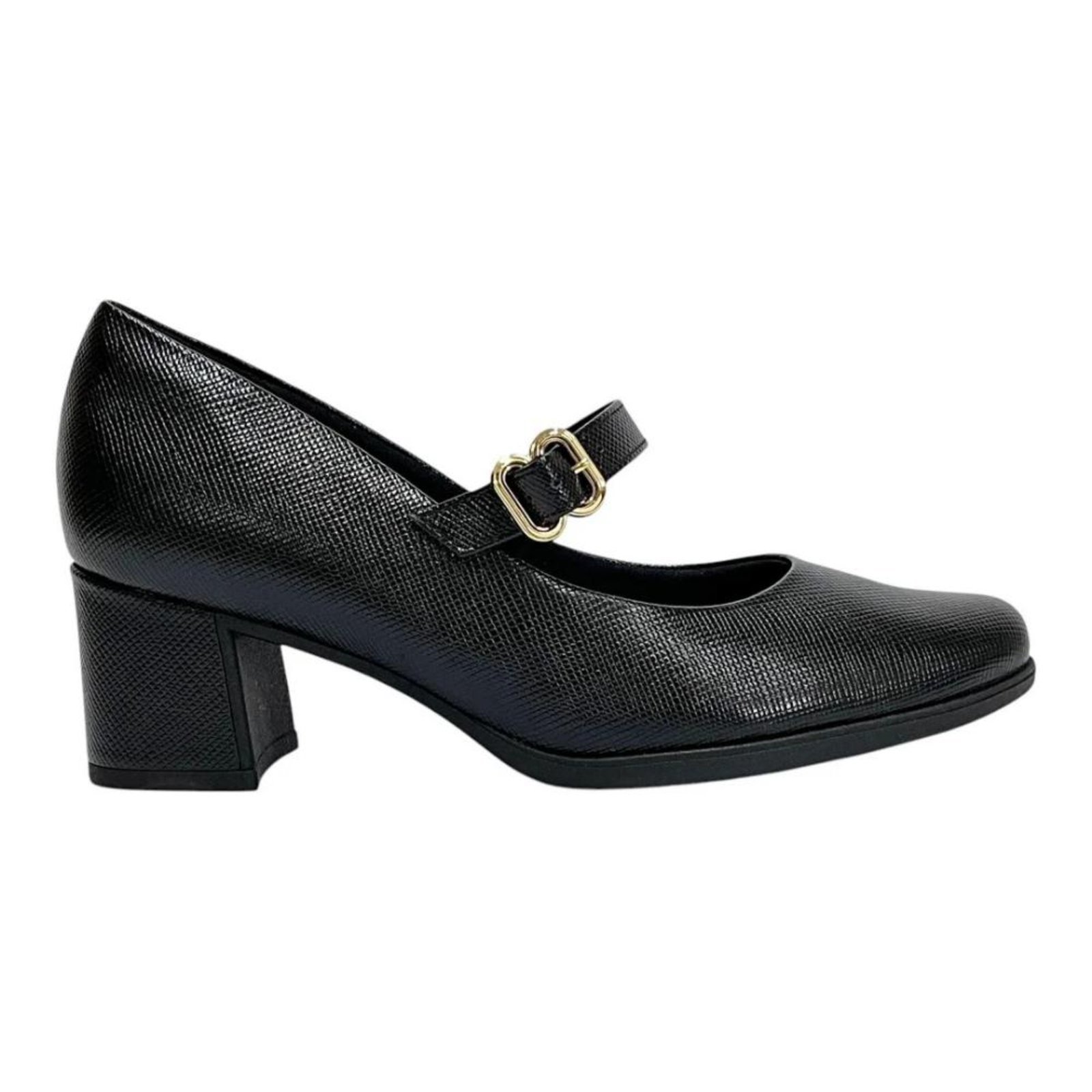 Sapato Salto Médio Feminino Piccadilly 654063 Preto