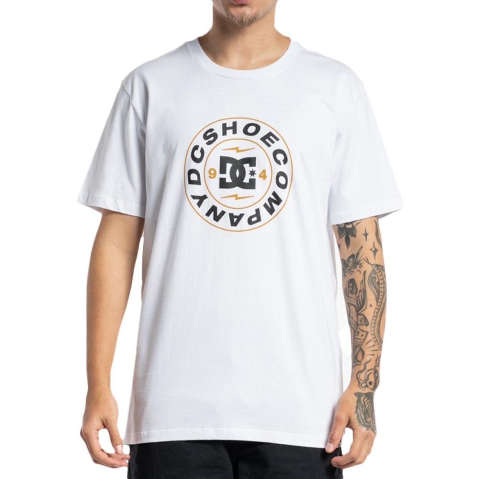 Camiseta DC Shoes Connect WT23 Masculina Branco