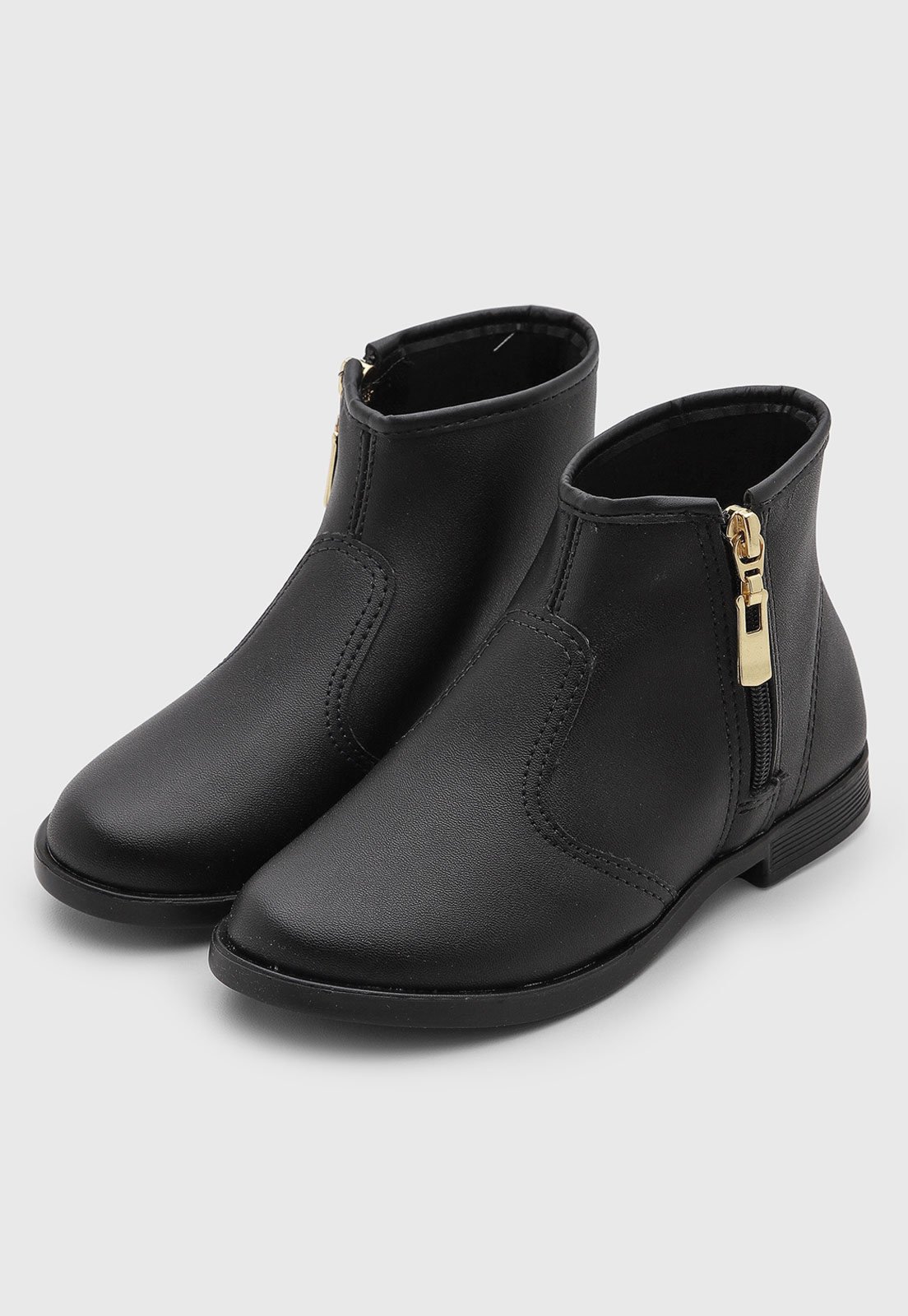 Infantil - Bota Molekinha Cano Curto Preta