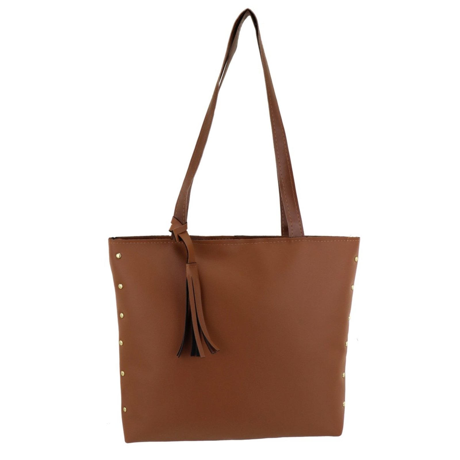 Vista 2 Bolsa Feminina Lavini Saco Shopper Sacola Grande Lavini Shoes marrom Lavini Shoes marrom