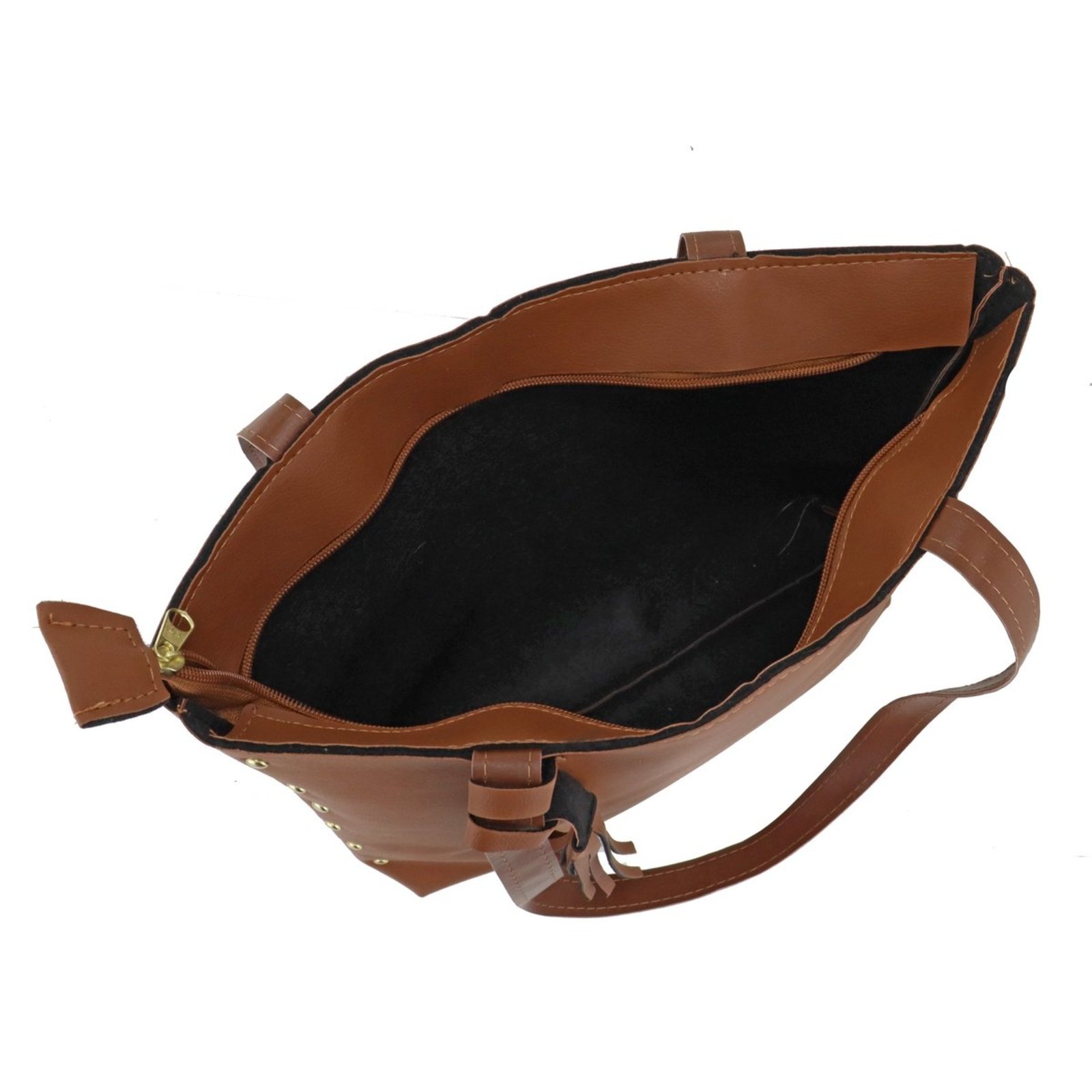 Vista 3 Bolsa Feminina Lavini Saco Shopper Sacola Grande Lavini Shoes marrom Lavini Shoes marrom