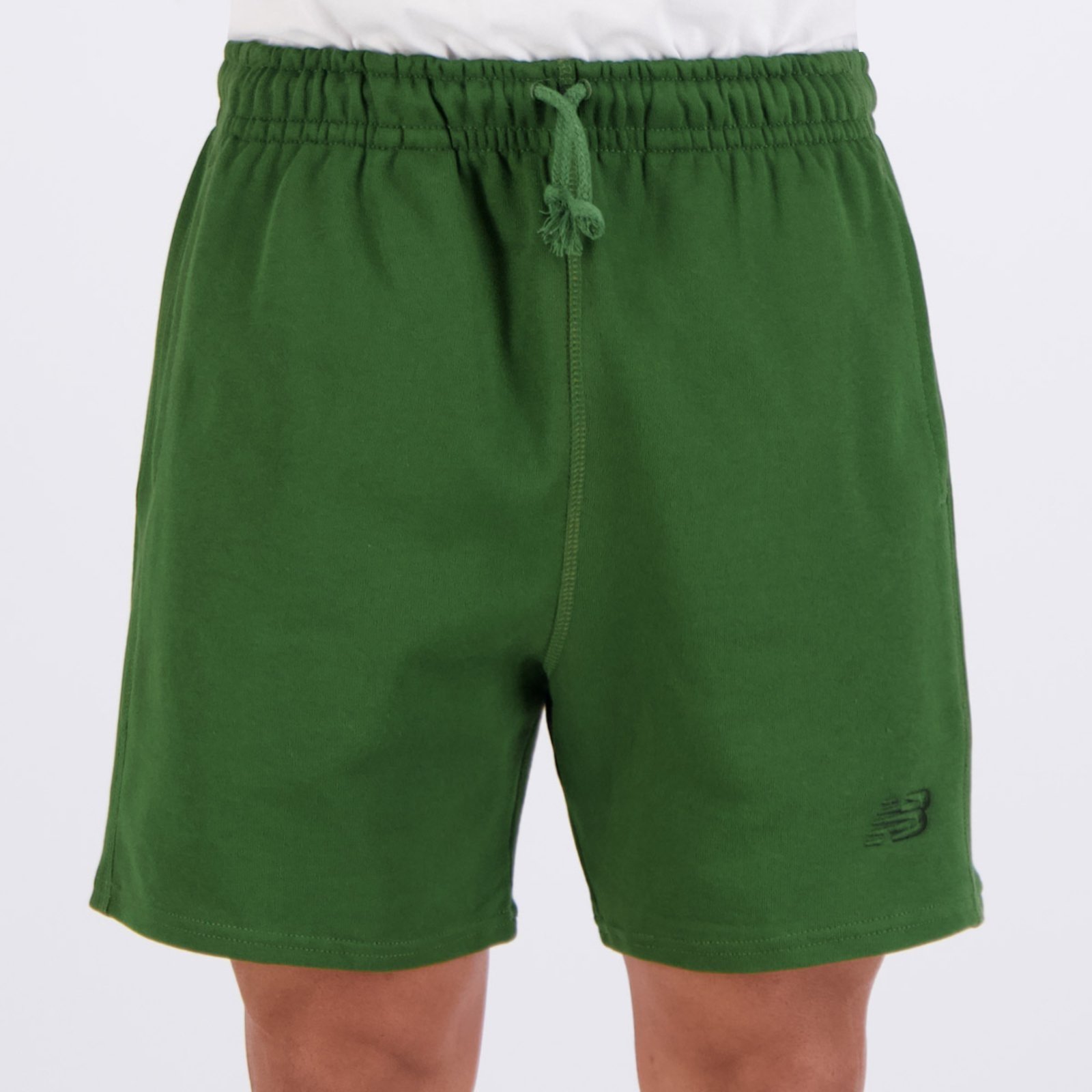 Shorts New Balance Athletics Small Logo 5 Verde
