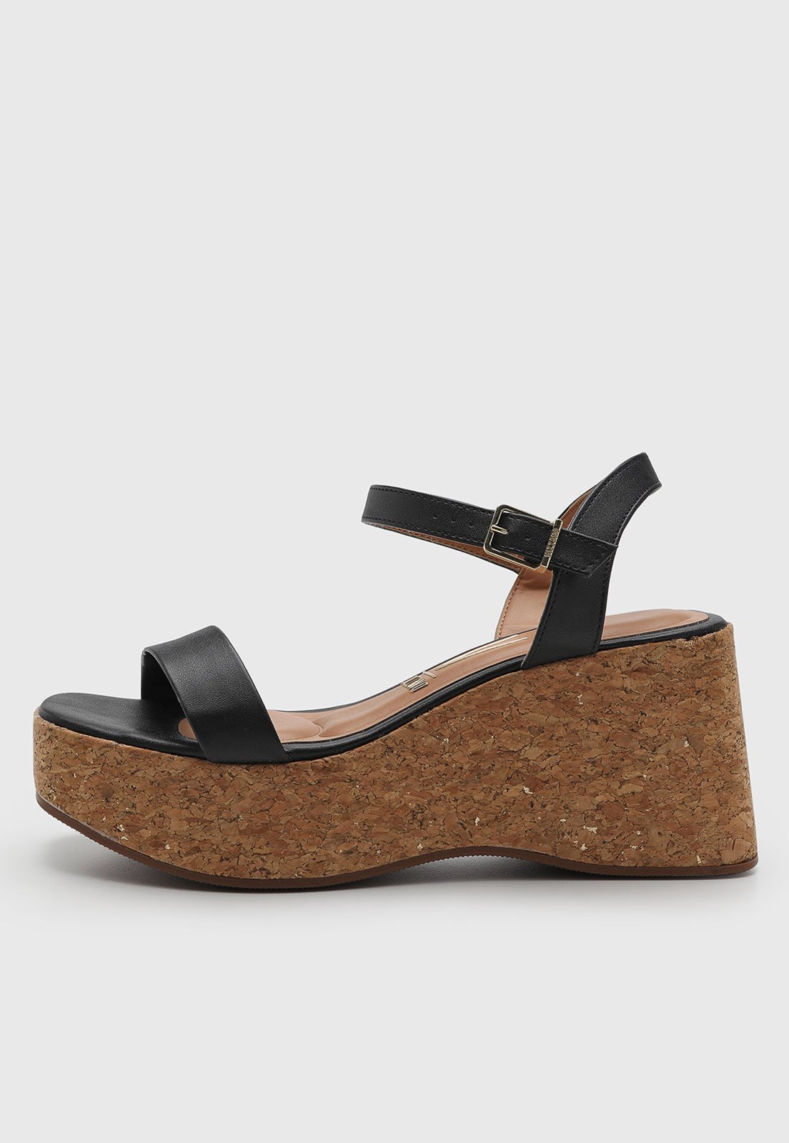 Vista 2 Sandália Feminina Vizzano Plataforma Preta preto VIZZANO preto