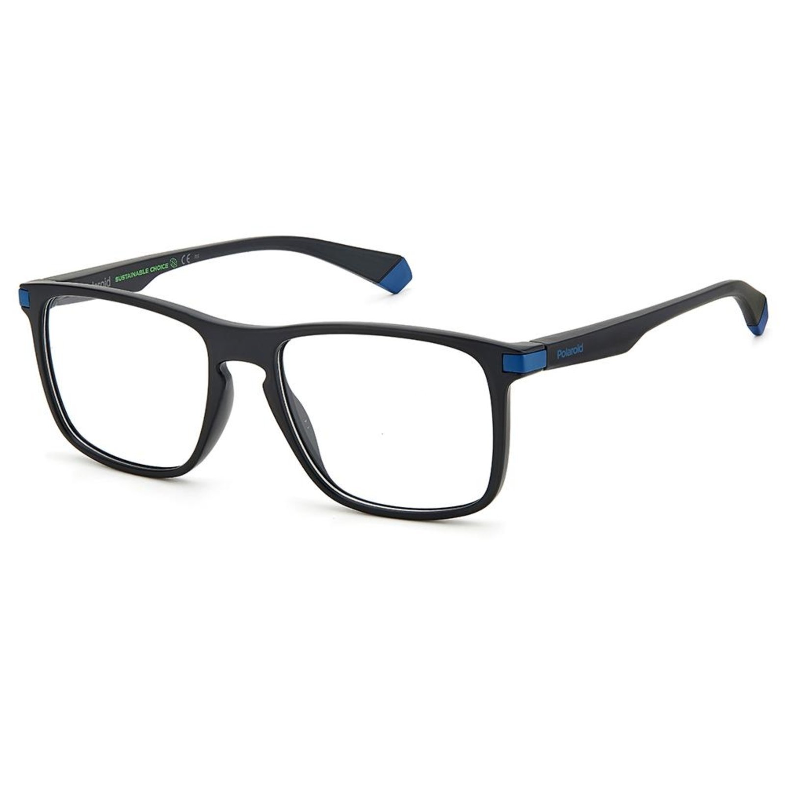 Armação de Óculos Polaroid Pld D447 VKM – 54 Preto