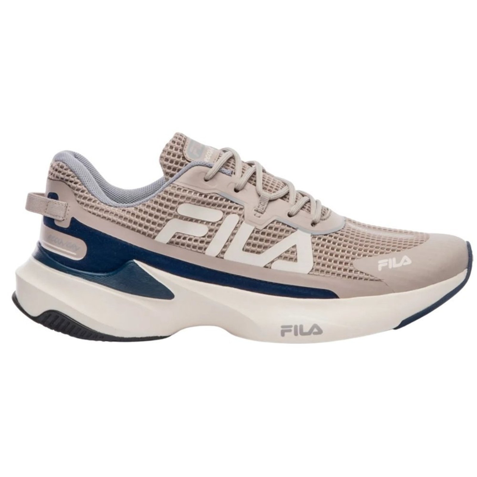 Tênis Fila Recovery Masculino Fila Bege
