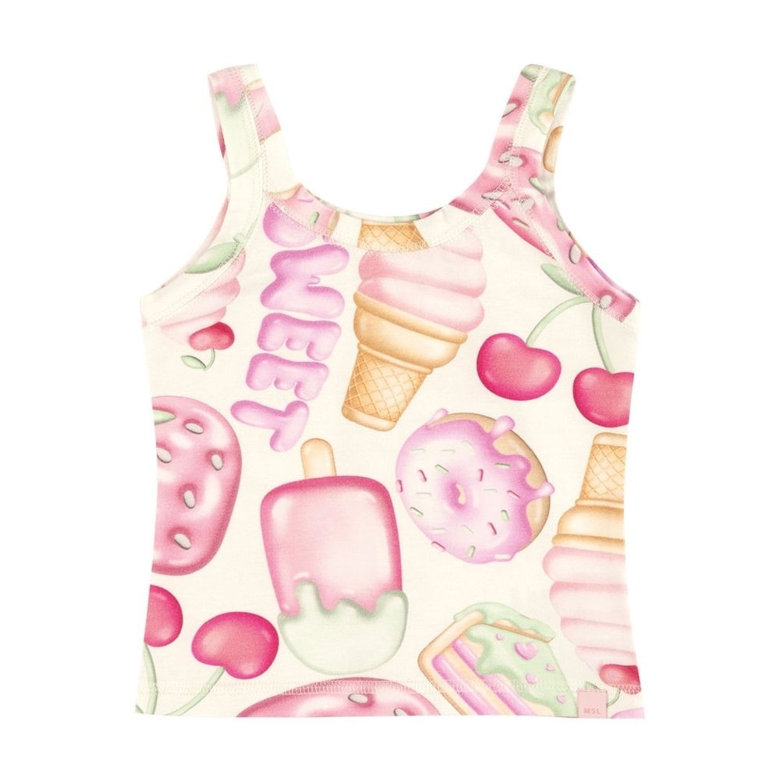 Infantil - Blusa Regata Estampada Menina Marisol