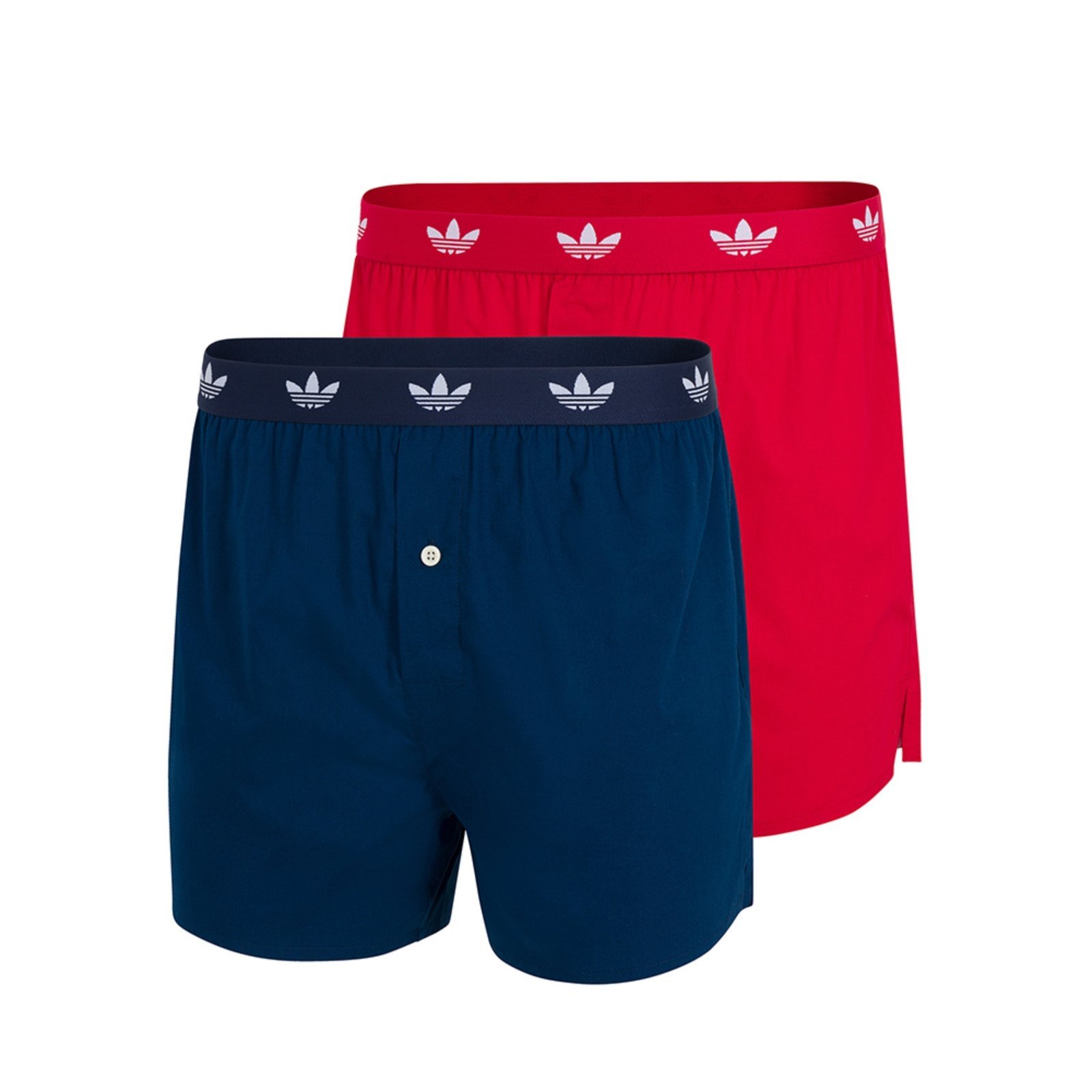 Kit com 2 Cuecas Samba-Canção com Elástico Personalizado adidas Underwear Multicolorido